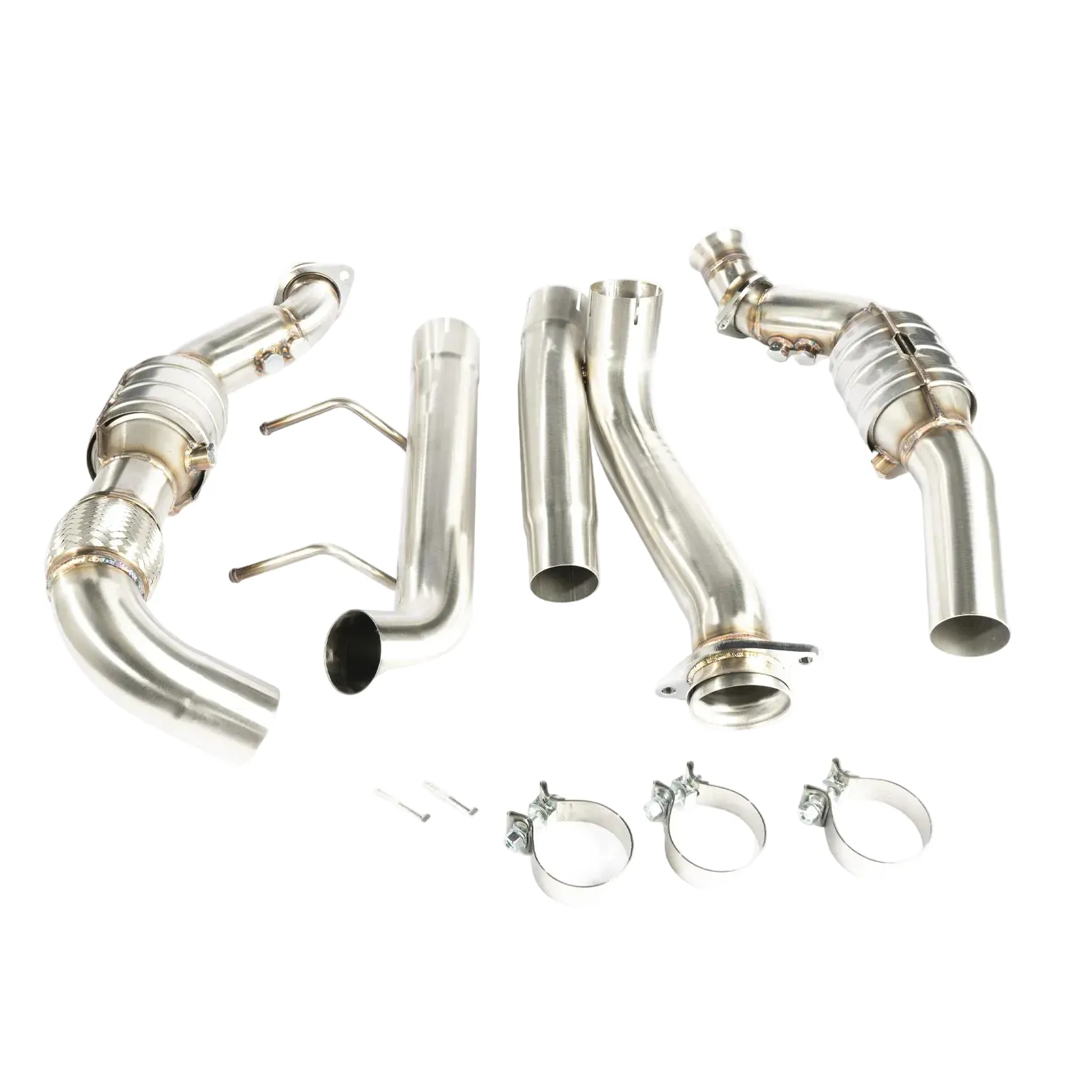 CTS Turbo High-Flow Catted Downpipes - Ford Raptor EcoBoost 3.5L - Image 2