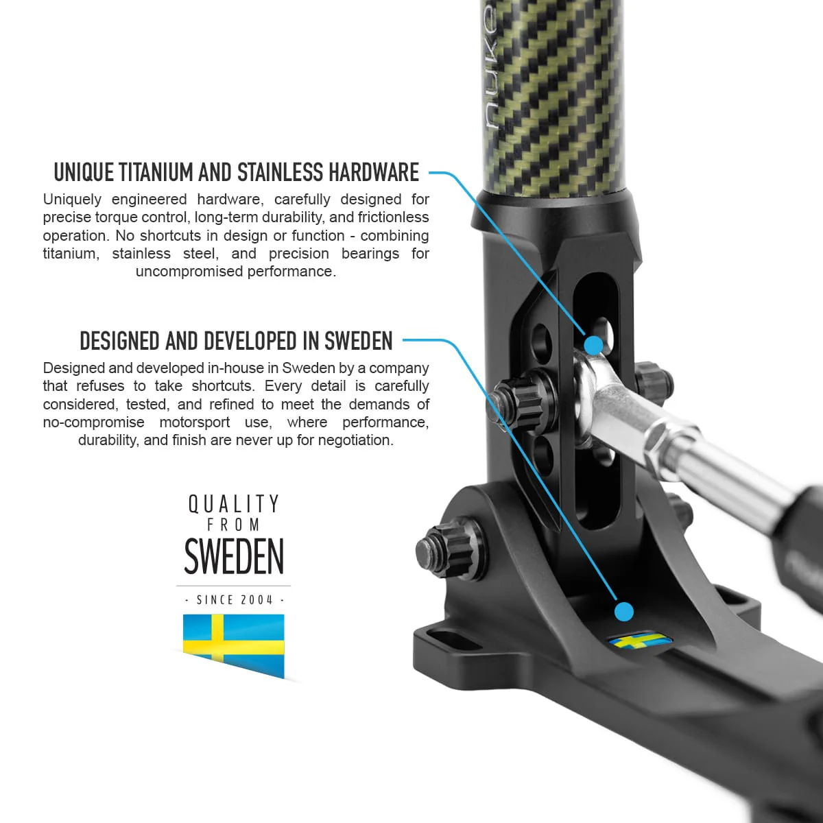 Nuke Performance Hydraulic Handbrake DriftSpec Pro, Glossy Carbon 360/460mm - Image 10