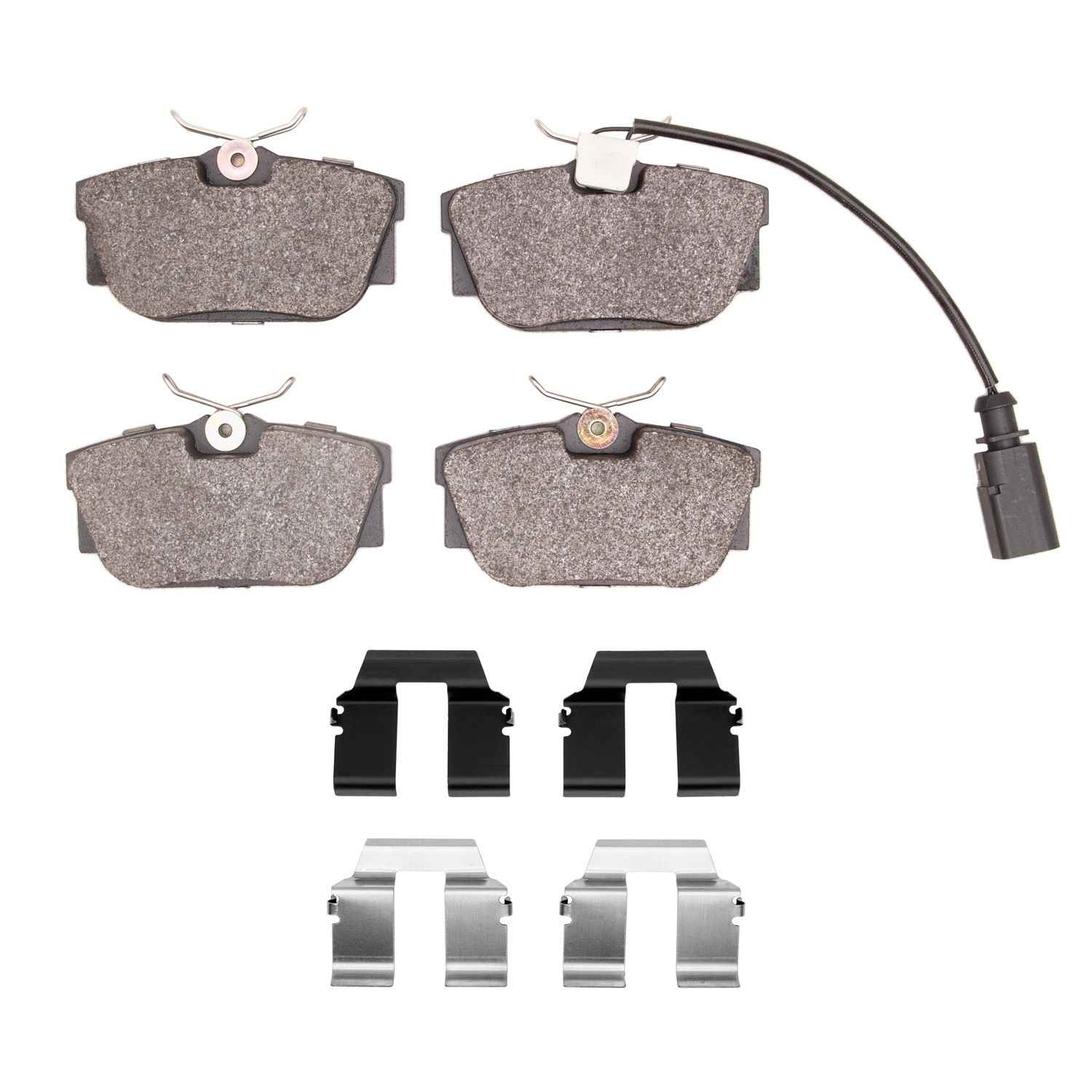 R1 Concepts 00-00 Volkswagen EuroVan Rear Optimum OE Pads & Hardware Kit