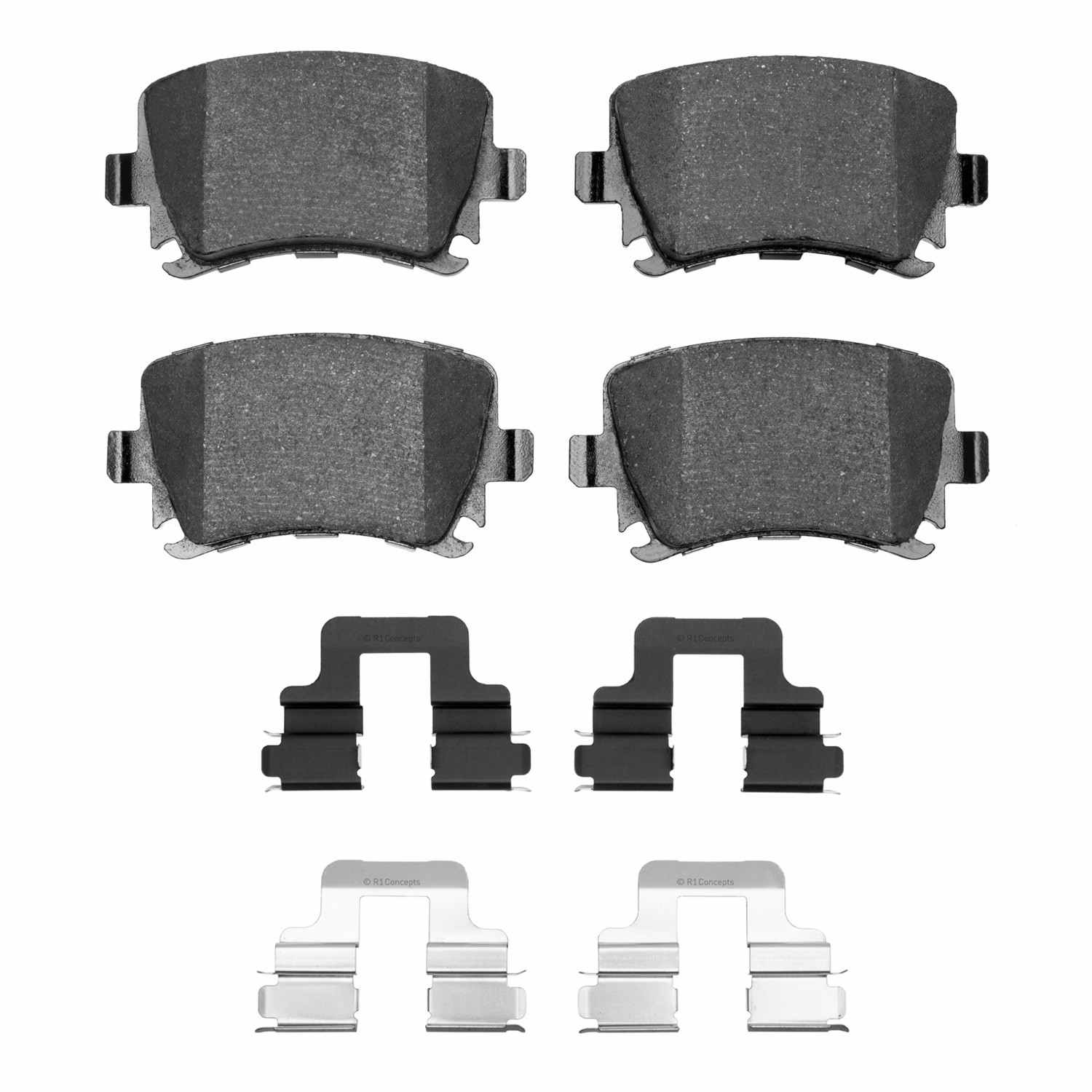R1 Concepts 00-18 Audi Q3 (Mexico) Rear R1 Concepts Optimum OE Pads & Hardware Kit