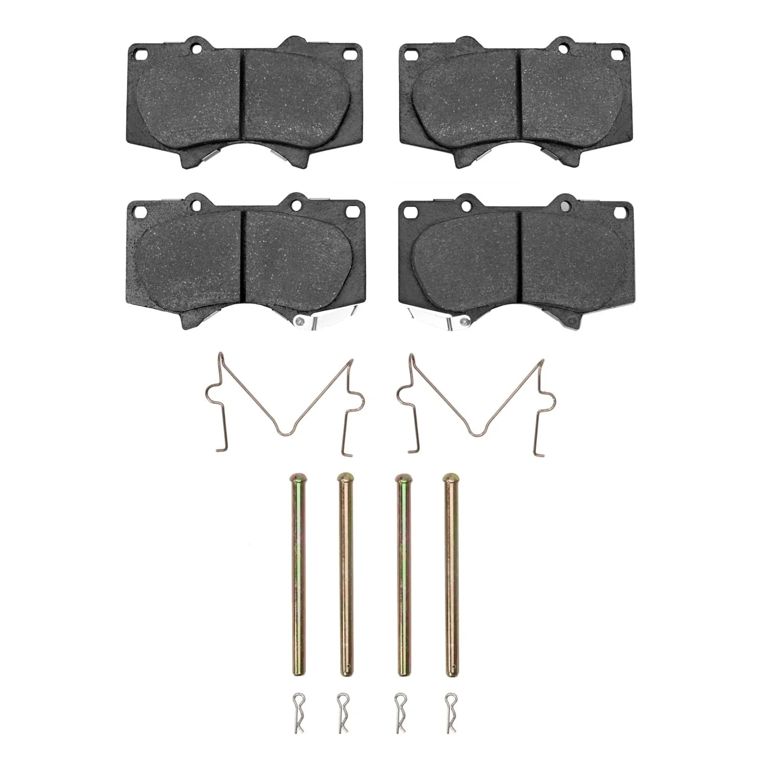 R1 Concepts 00-25 Toyota Tacoma Front Semi Met Brake Pads and Hardware Kit