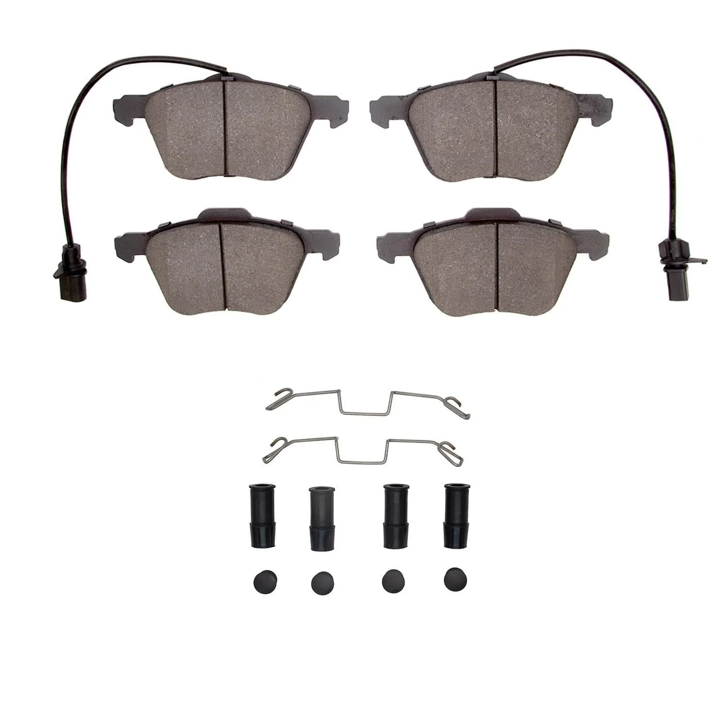 R1 Concepts 01-03 Volkswagen EuroVan Front Performance Sport Brake Pads and Hardware Kit