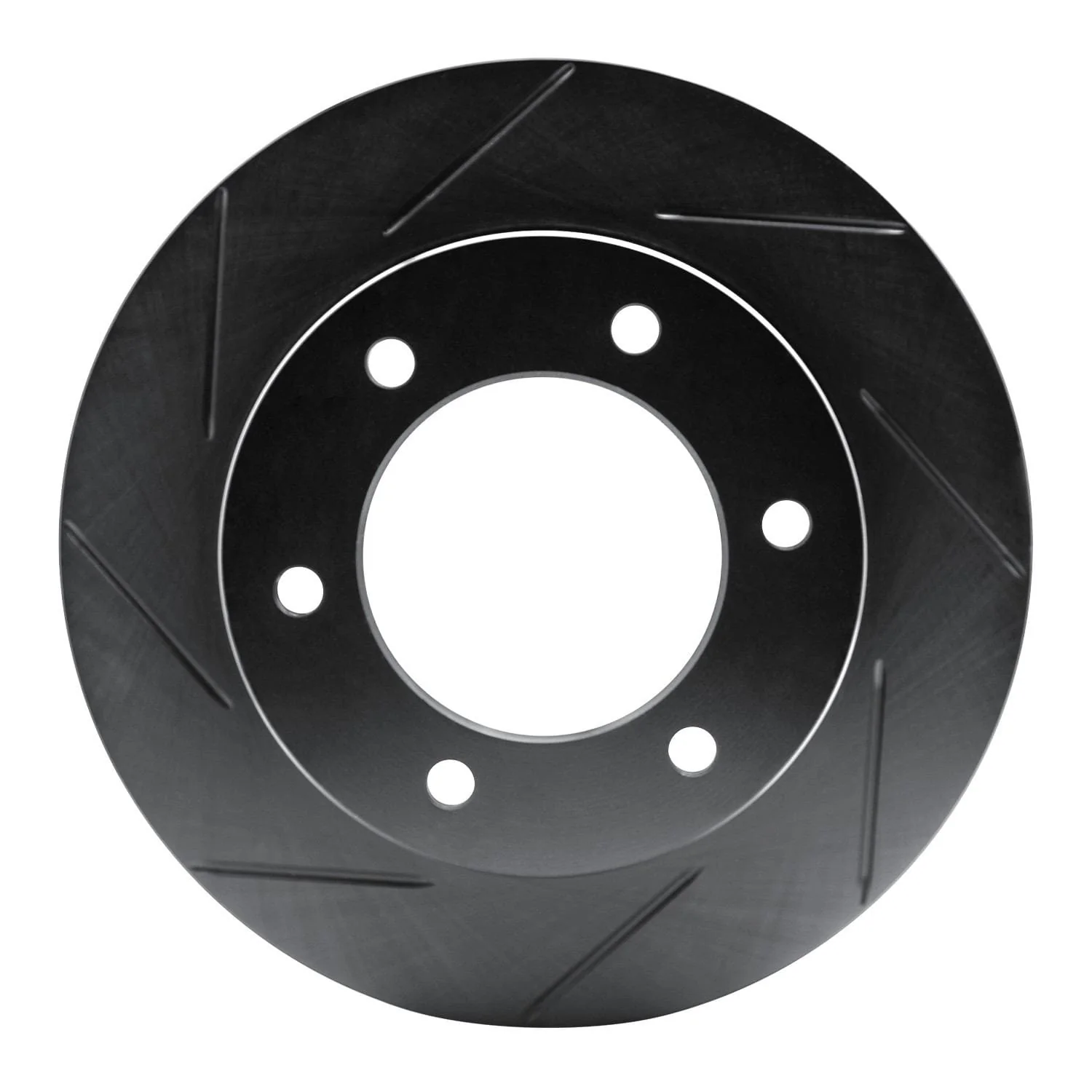 R1 Concepts 01-04 Isuzu Axiom Front Left Slotted Black Brake Rotor