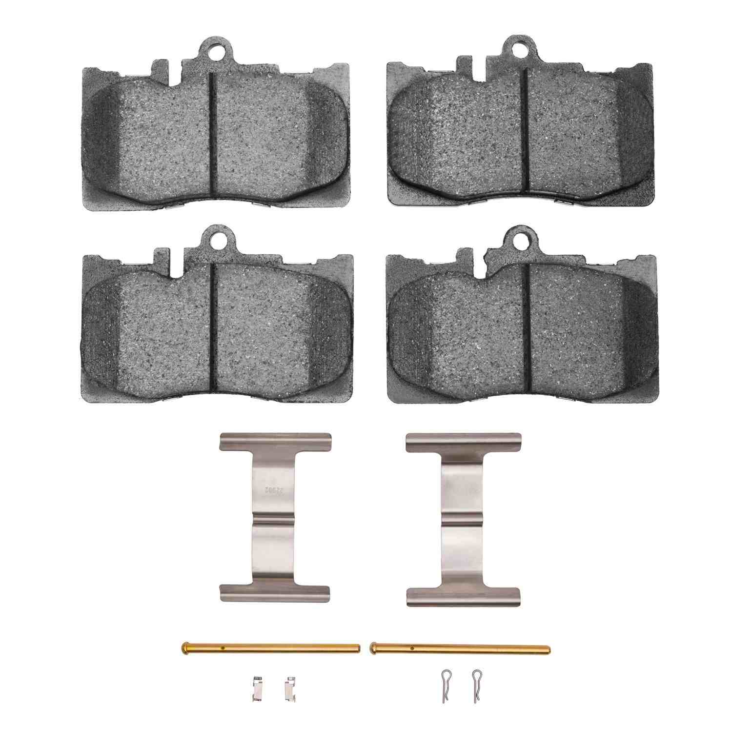 R1 Concepts 01-06 Lexus Ls430 Front Semi Met Brake Pads and Hardware Kit