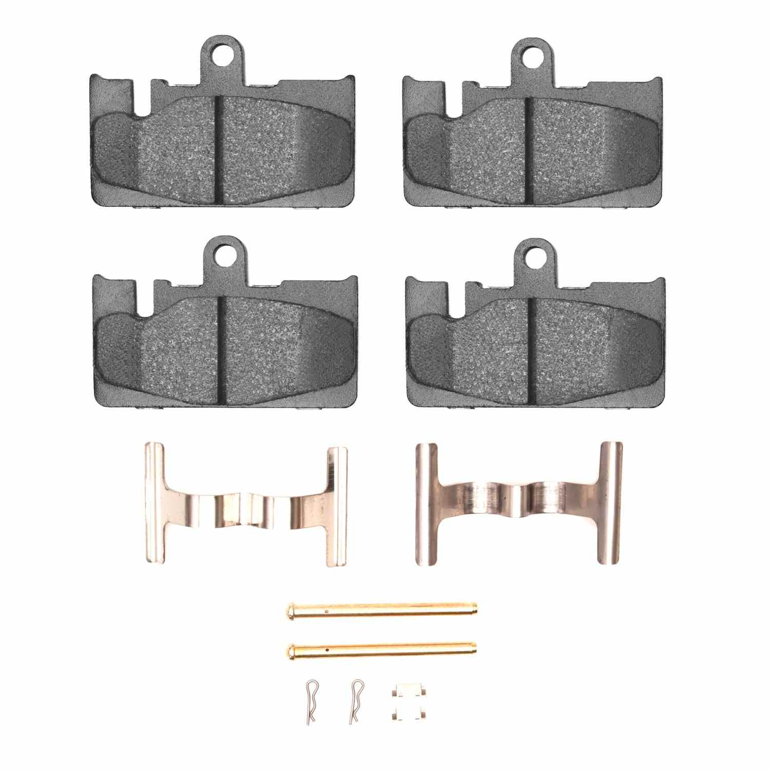 R1 Concepts 01-06 Lexus Ls430 Rear Semi Met Brake Pads and Hardware Kit