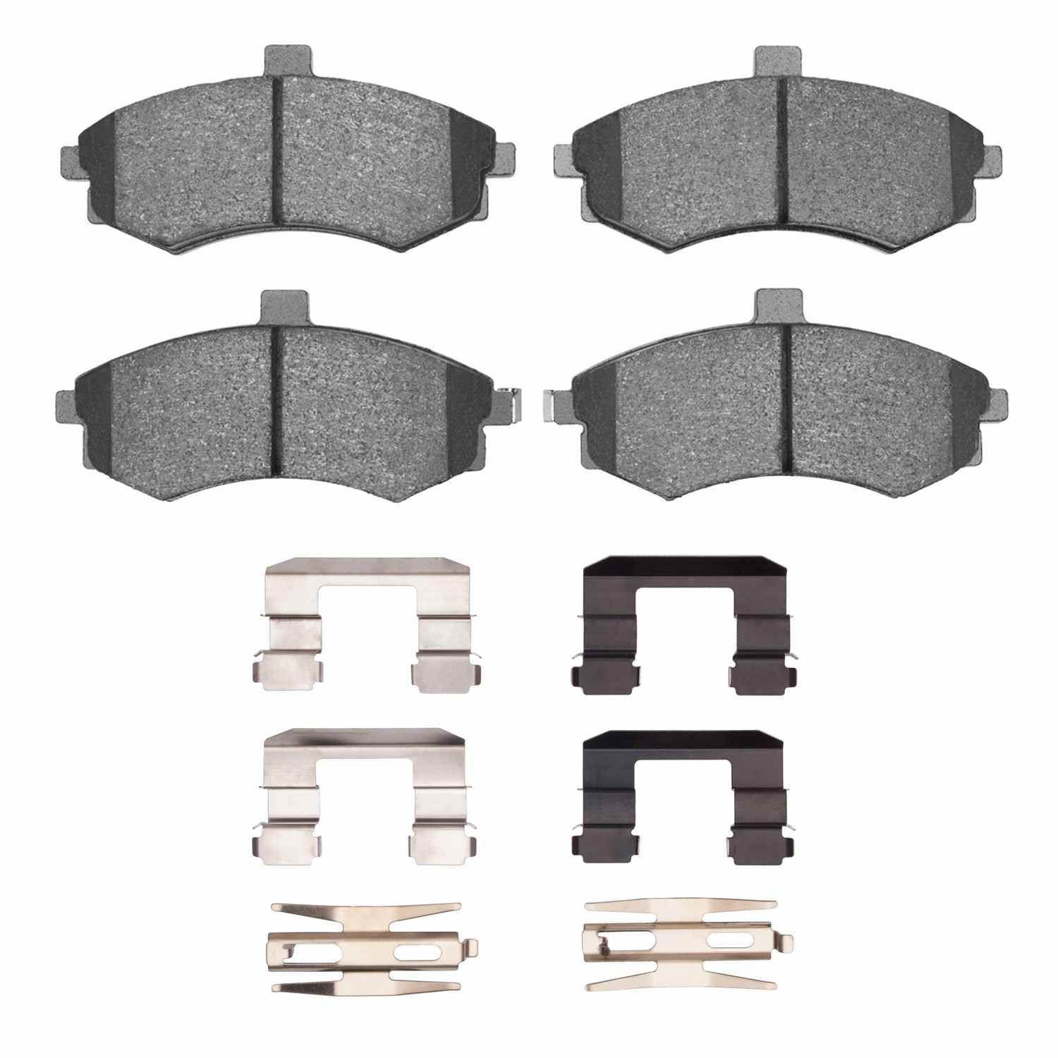 R1 Concepts 02-05 Hyundai Elantra Front Semi Met Brake Pads and Hardware Kit