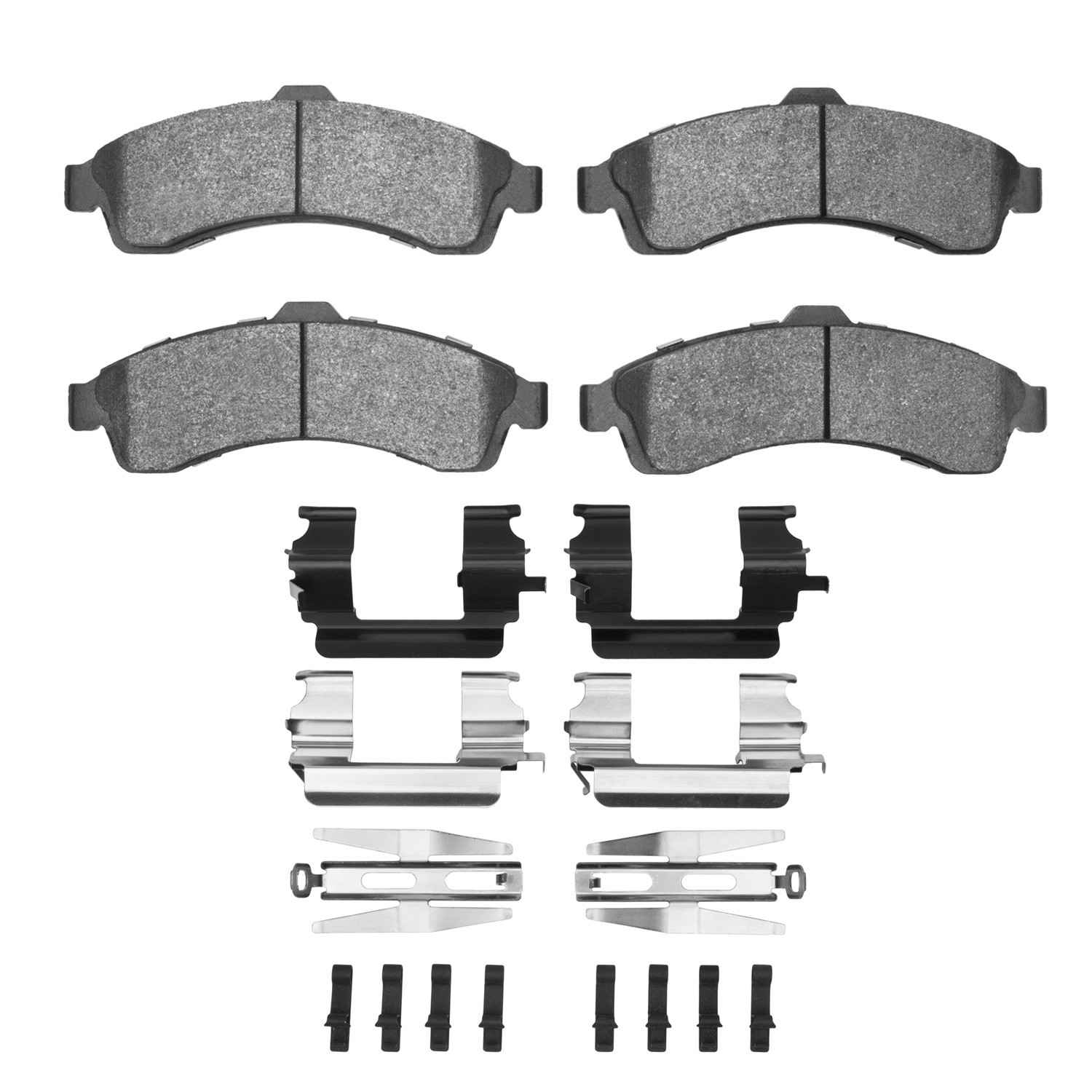 R1 Concepts 02-05 Saab 9-7X Front Euro Ceramic Brake Pads and Hardware Kit