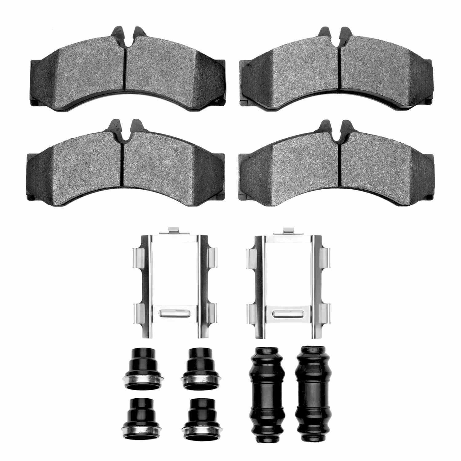 R1 Concepts 02-06 Dodge Sprinter 3500 Front/Rear Super Duty Pads & Hardware Kit