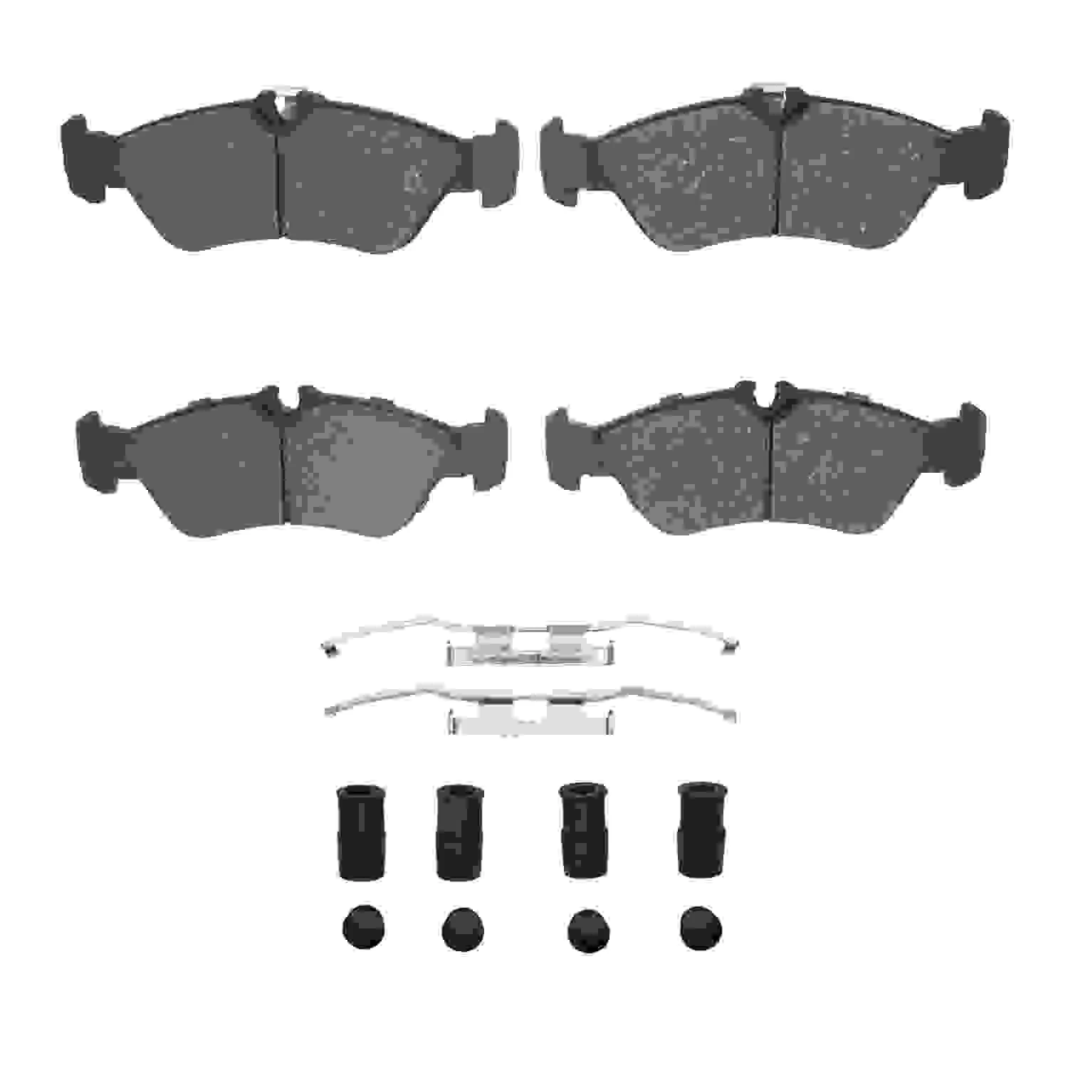 R1 Concepts 02-06 Dodge Sprinter 3500 Rear Optimum OE Pads & Hardware Kit