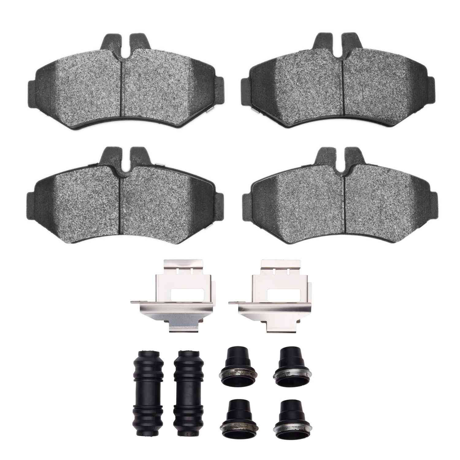 R1 Concepts 02-18 Dodge Sprinter 3500 Rear Ceramic Pads & Hardware Kit