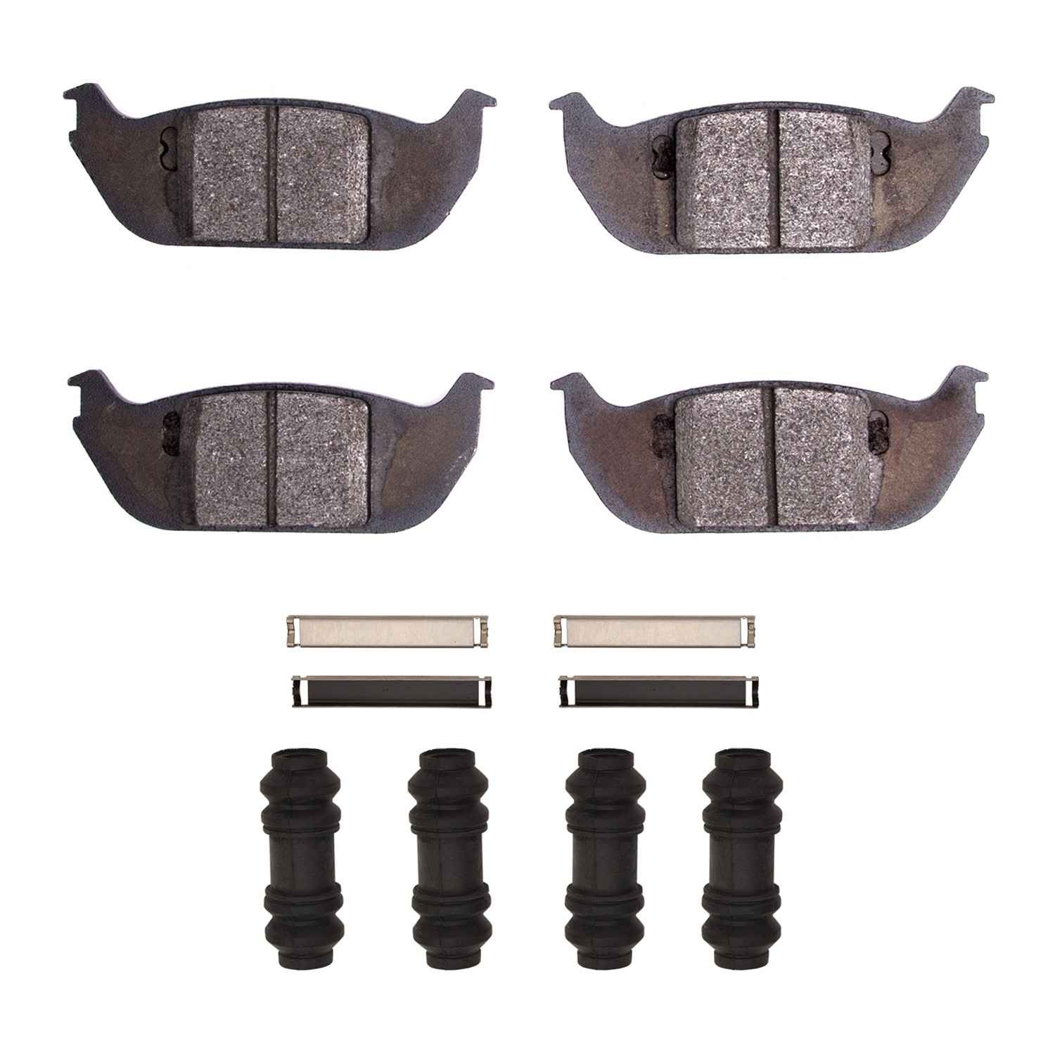 R1 Concepts 03-05 Lincoln Aviator Rear Optimum OE Pads & Hardware Kit