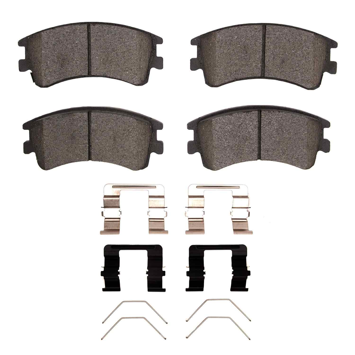 R1 Concepts 03-05 Mazda 6 Front Semi Met Brake Pads and Hardware Kit