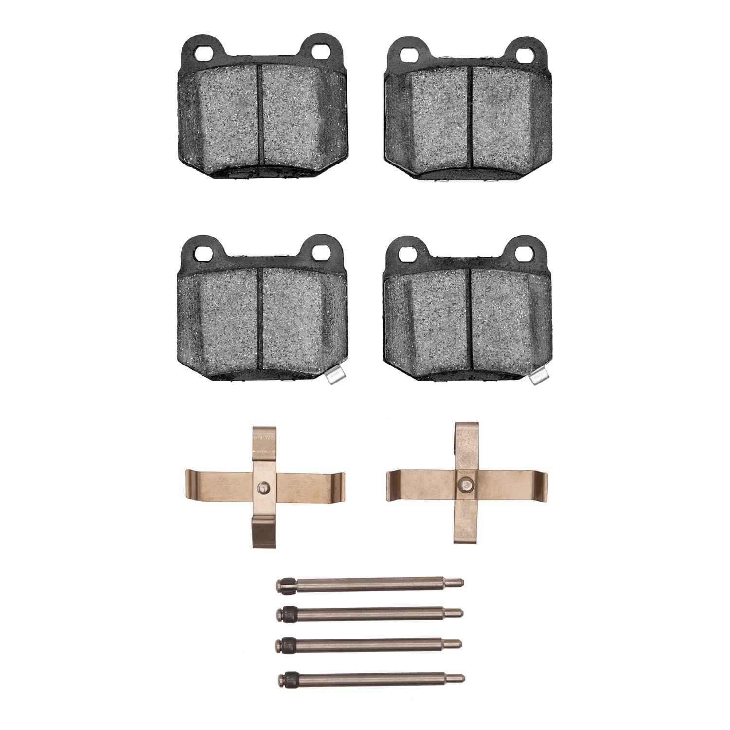 R1 Concepts 03-06 Mitsubishi Lancer Rear Performance Sport Pads & Hardware Kit