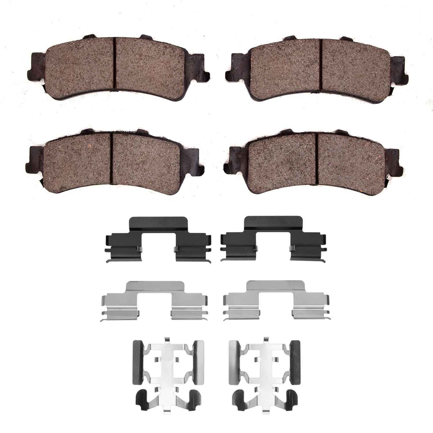 R1 Concepts 03-07 Chevrolet Silverado 1500 Rear Performance Off-Road/Tow Brake Pads & Hardware Kit