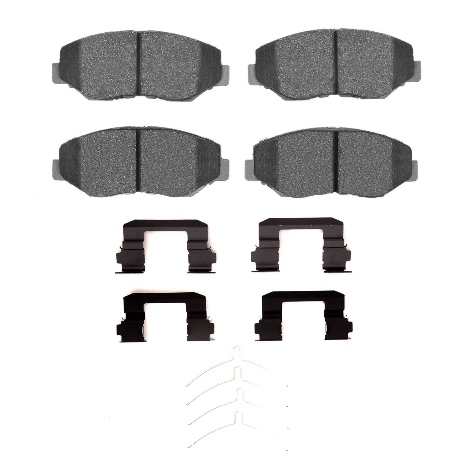 R1 Concepts 03-08 Honda Pilot Front Semi Met Brake Pads and Hardware Kit