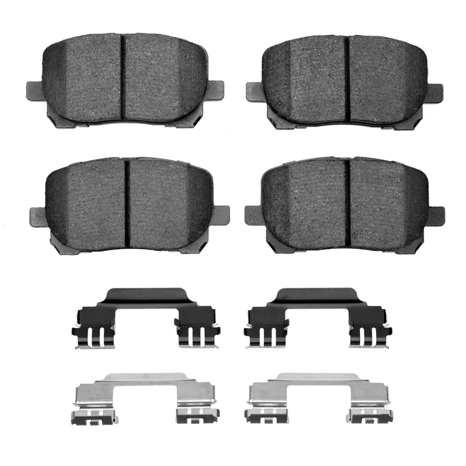 R1 Concepts 03-08 Toyota Corolla (Us/Canada) Front Semi Met Brake Pads and Hardware Kit