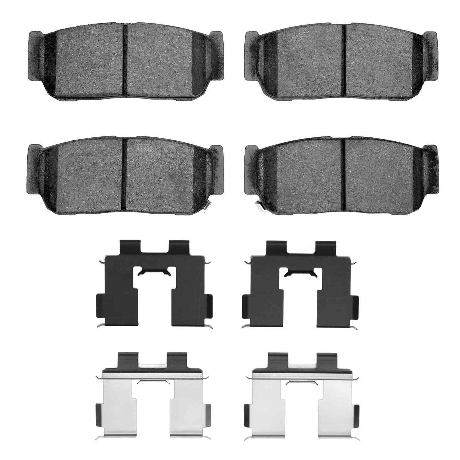 R1 Concepts 03-09 Kia Sorento Rear Ceramic Brake Pads and Hardware Kit