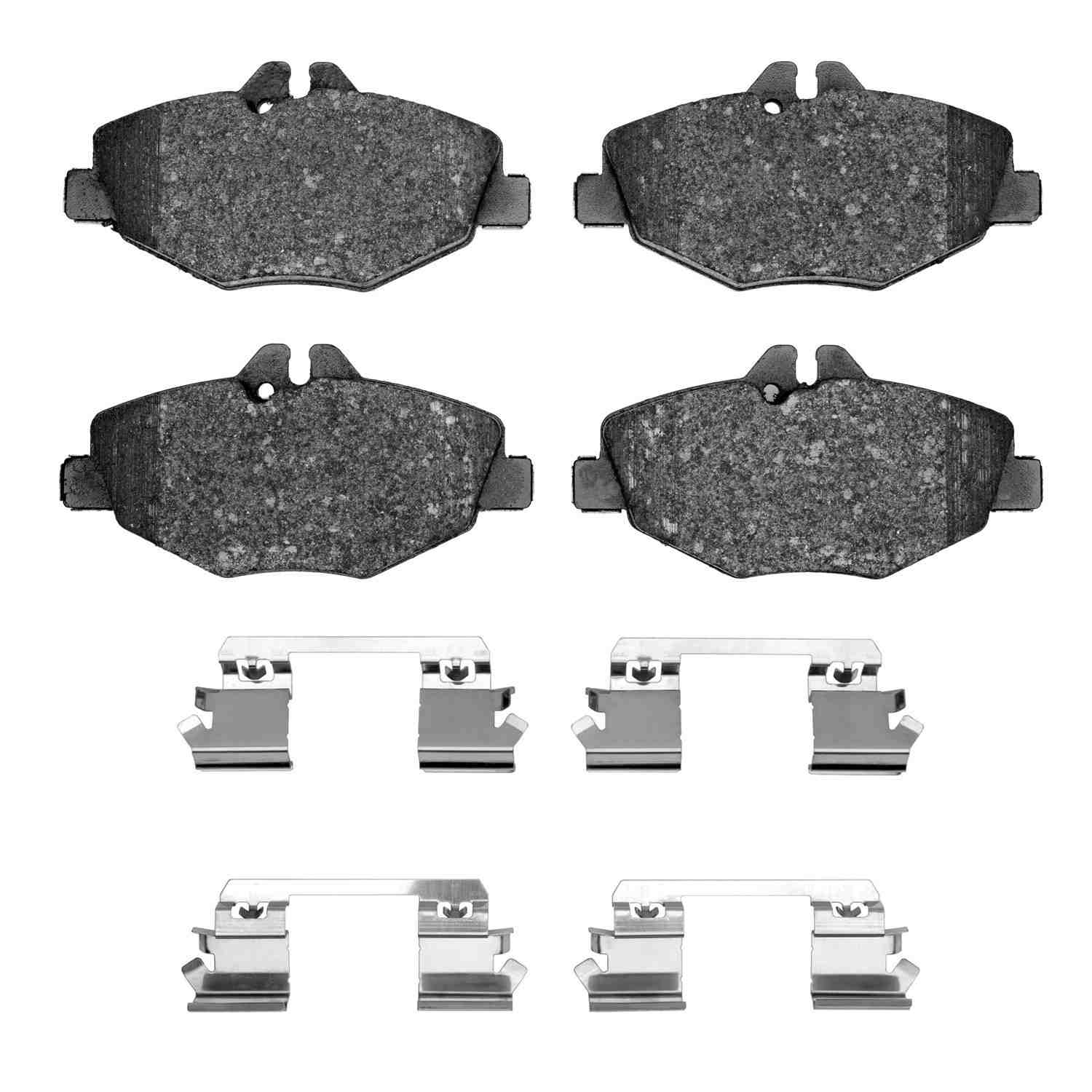R1 Concepts 03-09 Mercedes-Benz E200 (Latin America) Front Euro Ceramic Pads & Hardware Kit