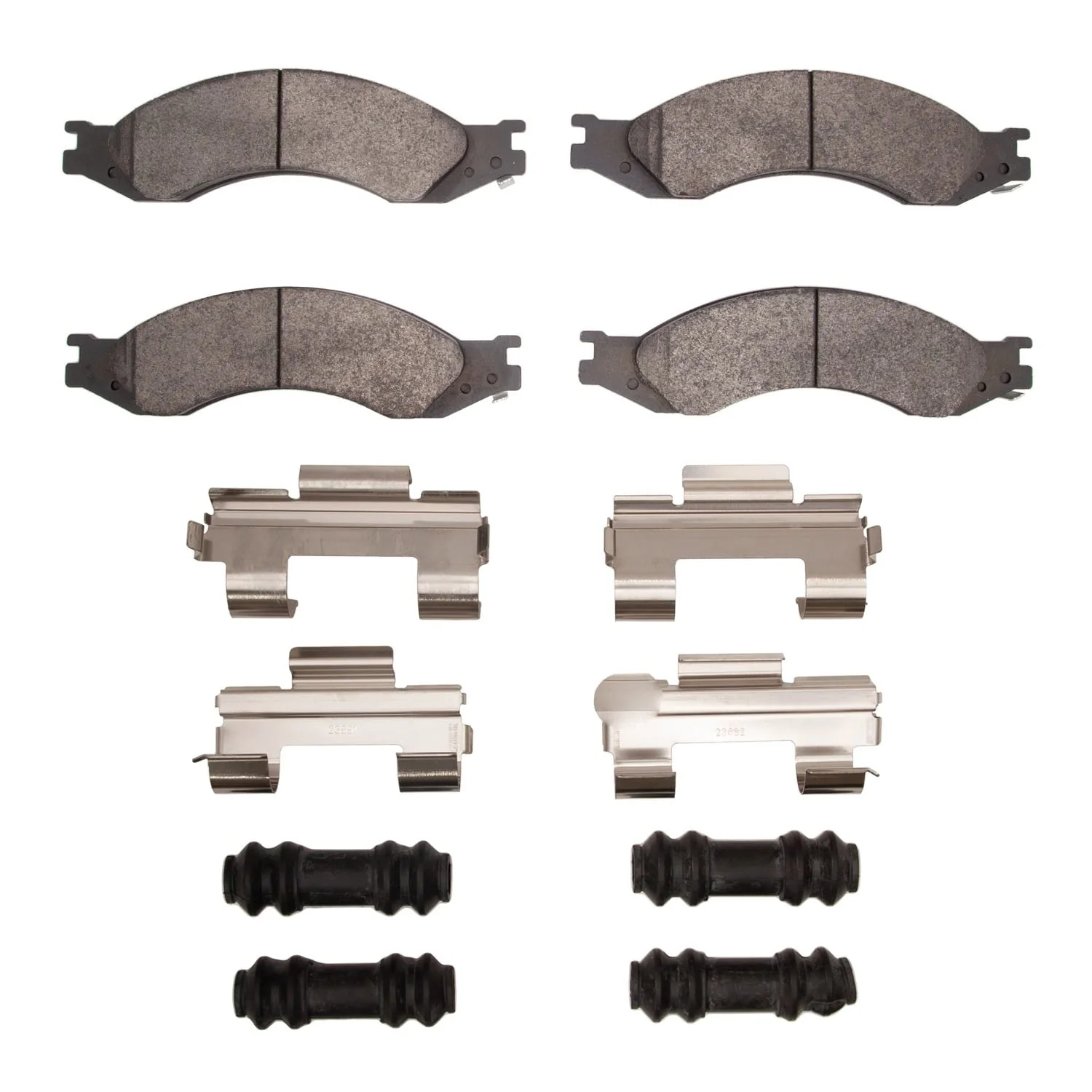R1 Concepts 03-10 Chevrolet C4500 Kodiak Front/Rear Ceramic Pads & Hardware Kit