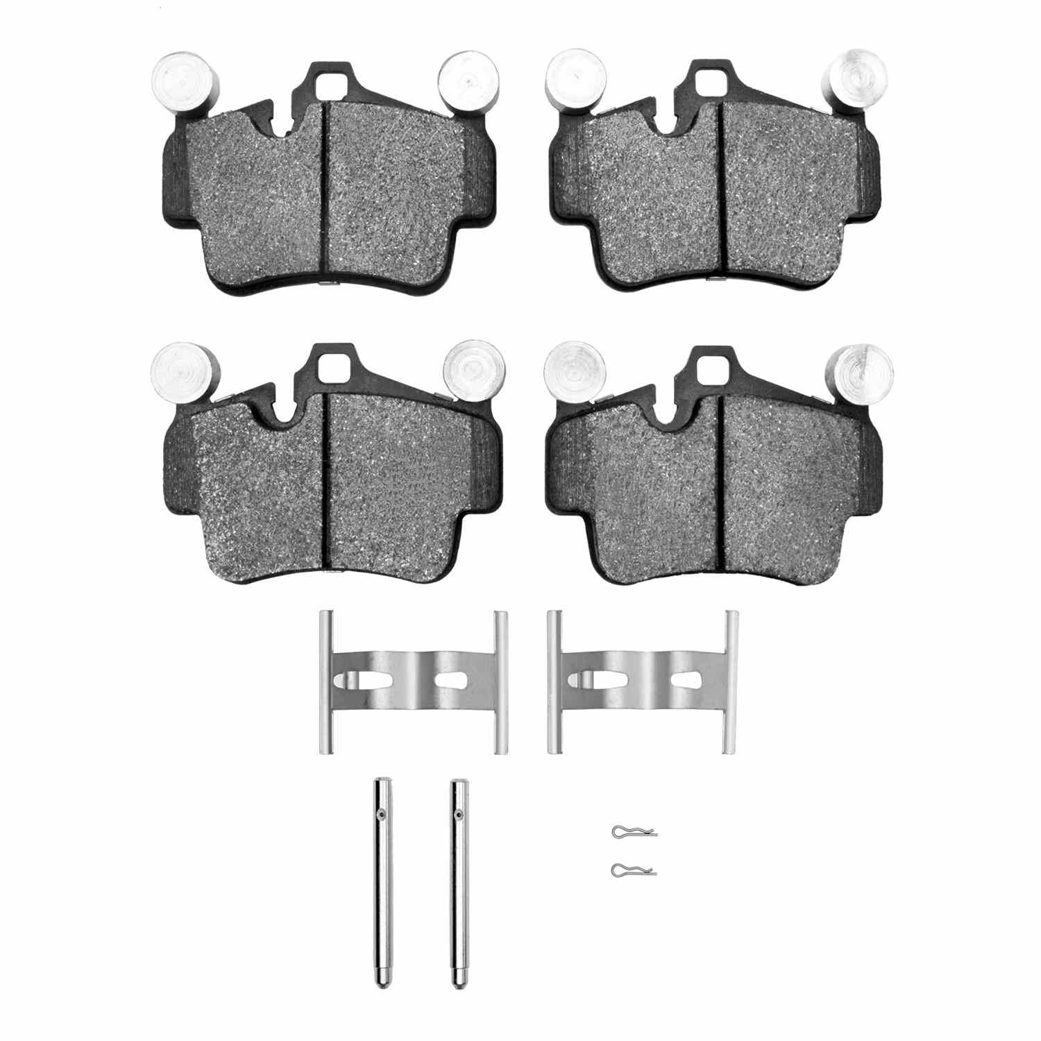 R1 Concepts 03-16 Porsche Cayman Rear Optimum OE Pads & Hardware Kit