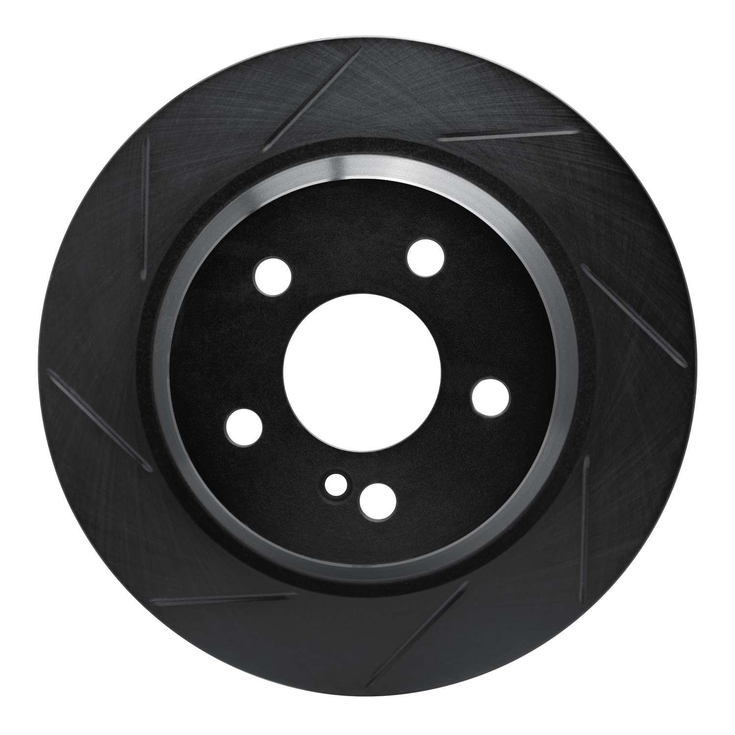 R1 Concepts 03-17 Mercedes-Benz CLS400 Rear Left Slotted Black Brake Rotor
