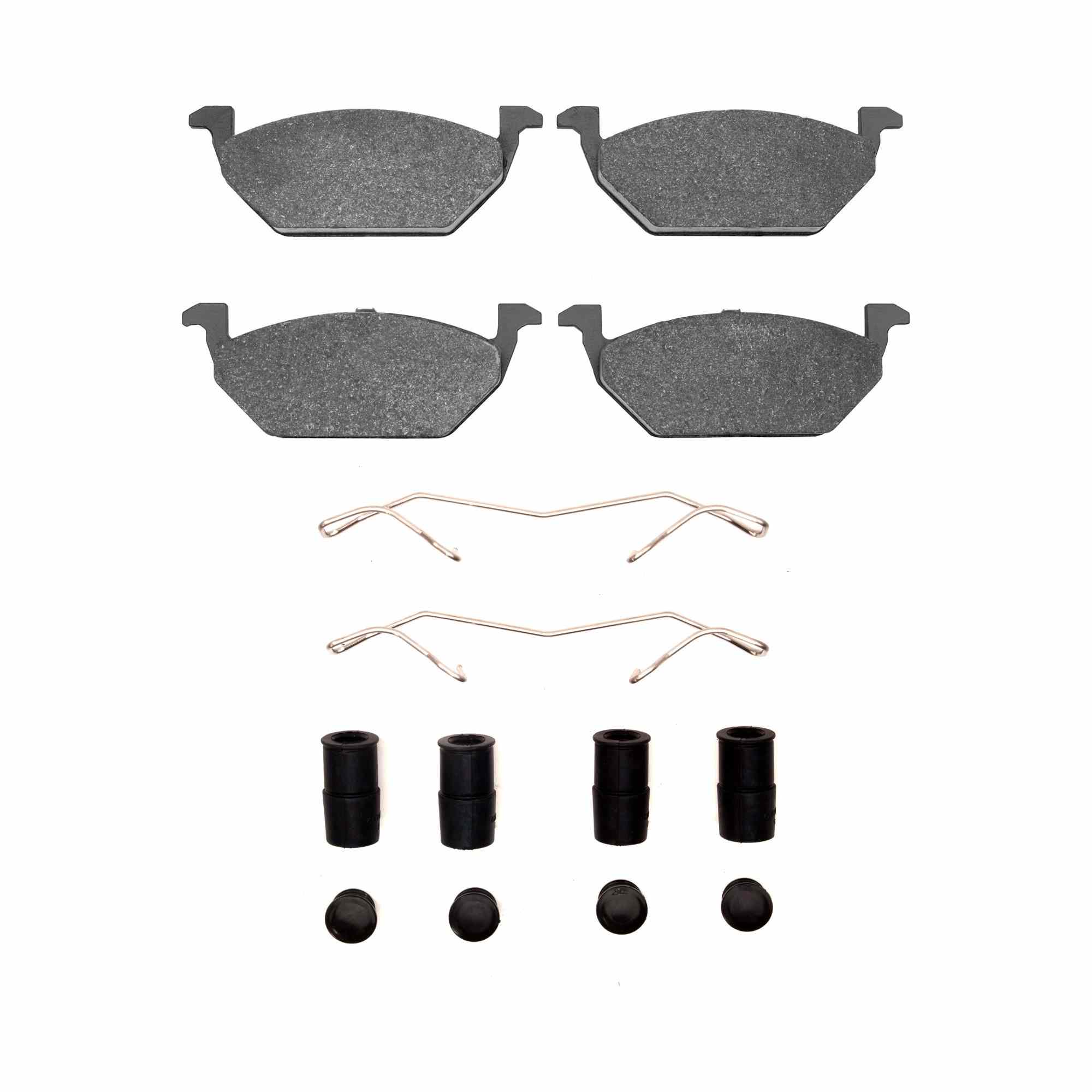 R1 Concepts 03-19 Volkswagen Saveiro (Mexico) Front Optimum OE Brake Pads and Hardware Kit