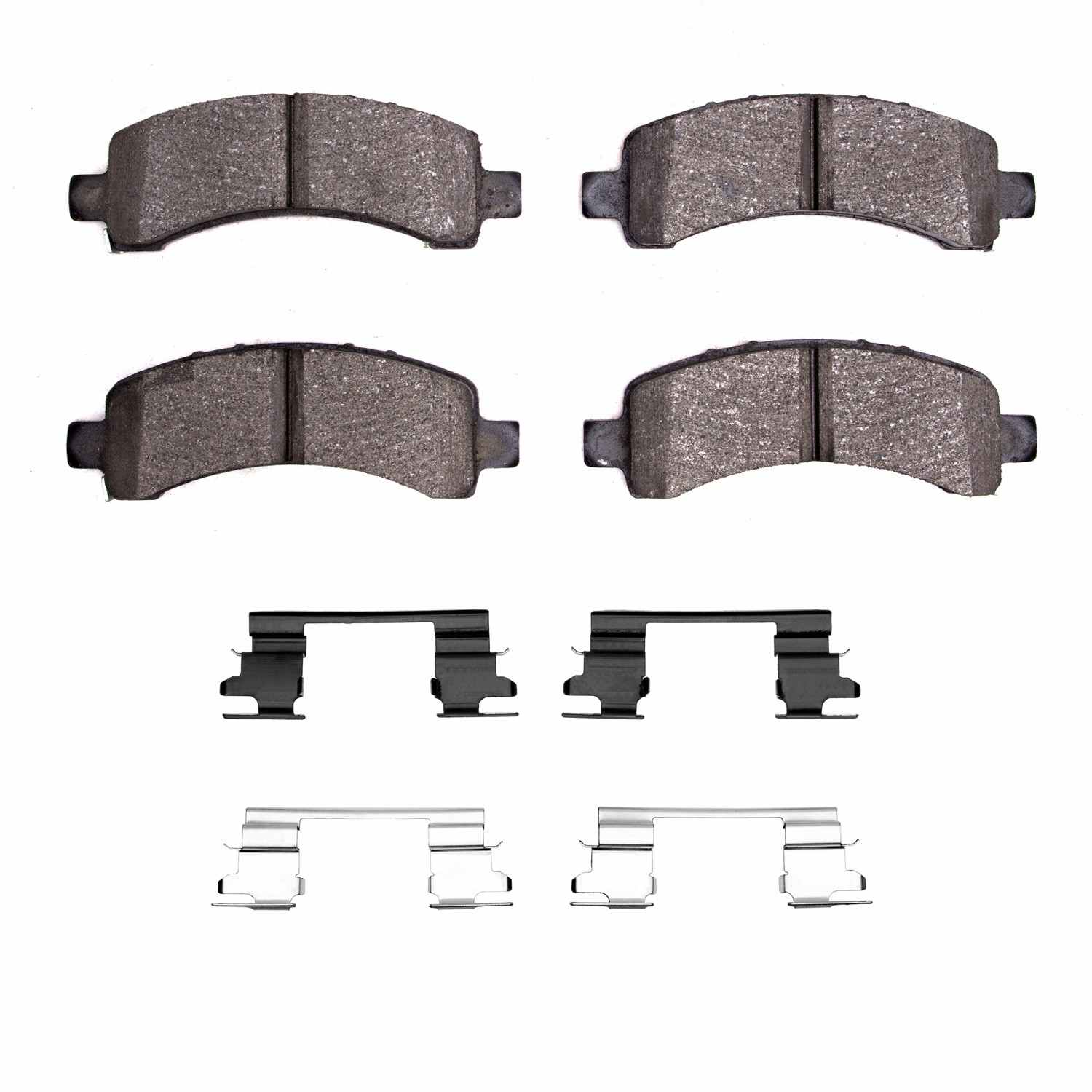 R1 Concepts 03-20 Chevrolet Express 3500 Rear Semi Met Pads & Hardware Kit