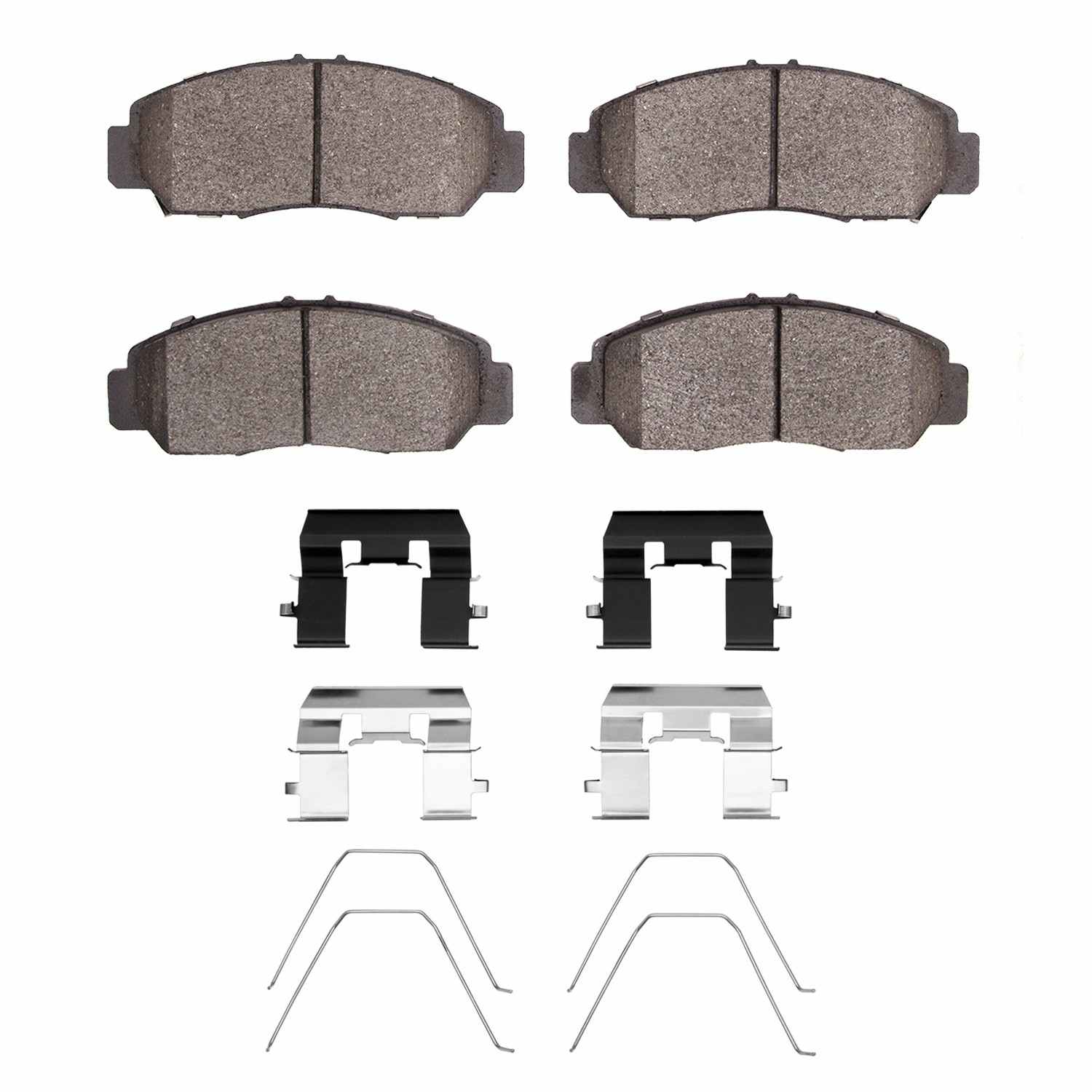 R1 Concepts 03-22 Acura CSX Front Ceramic Brake Pads & Hardware Kit