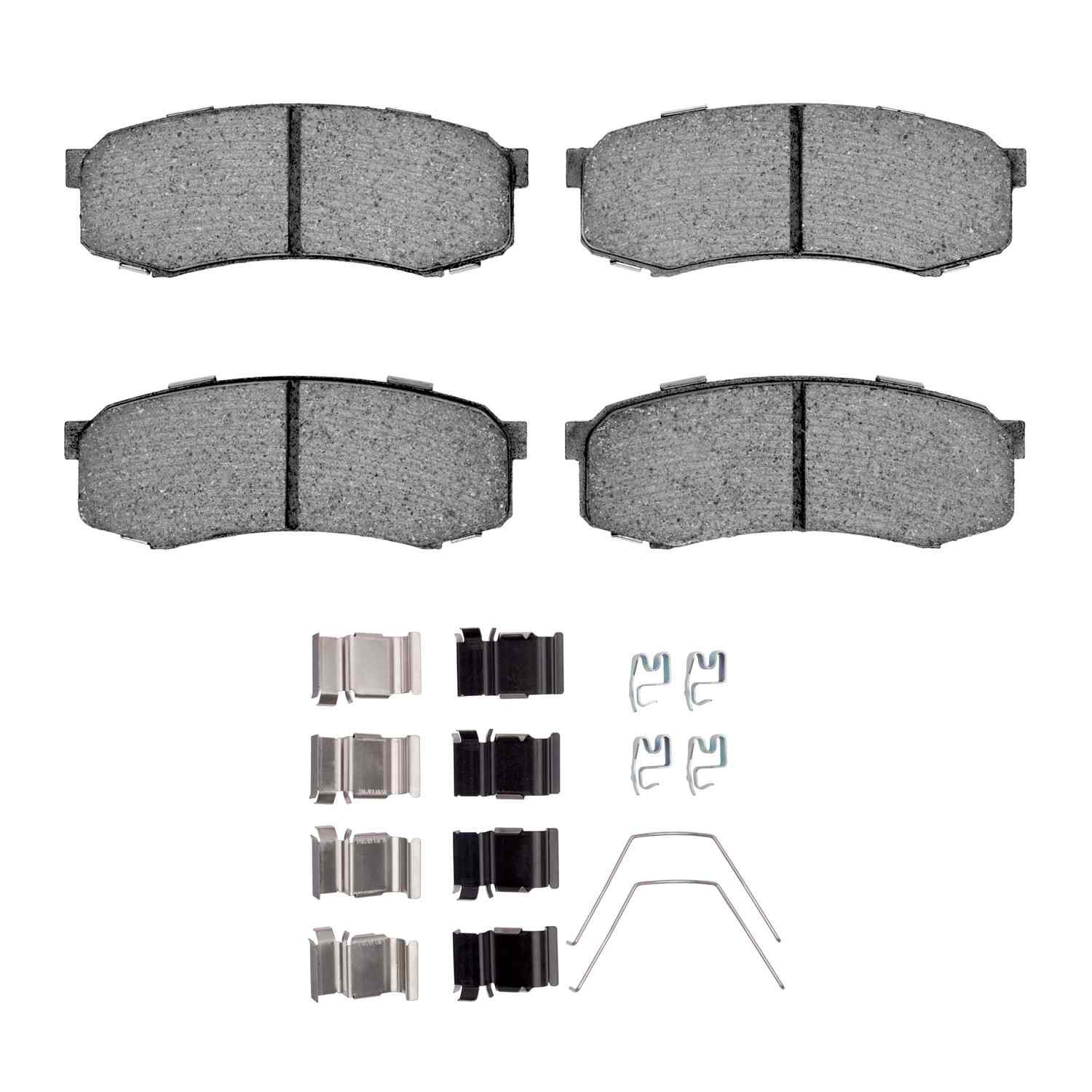 R1 Concepts 03-24 Toyota 4Runner Rear Performance Off-Road/Tow Brake Pads & Hardware Kit
