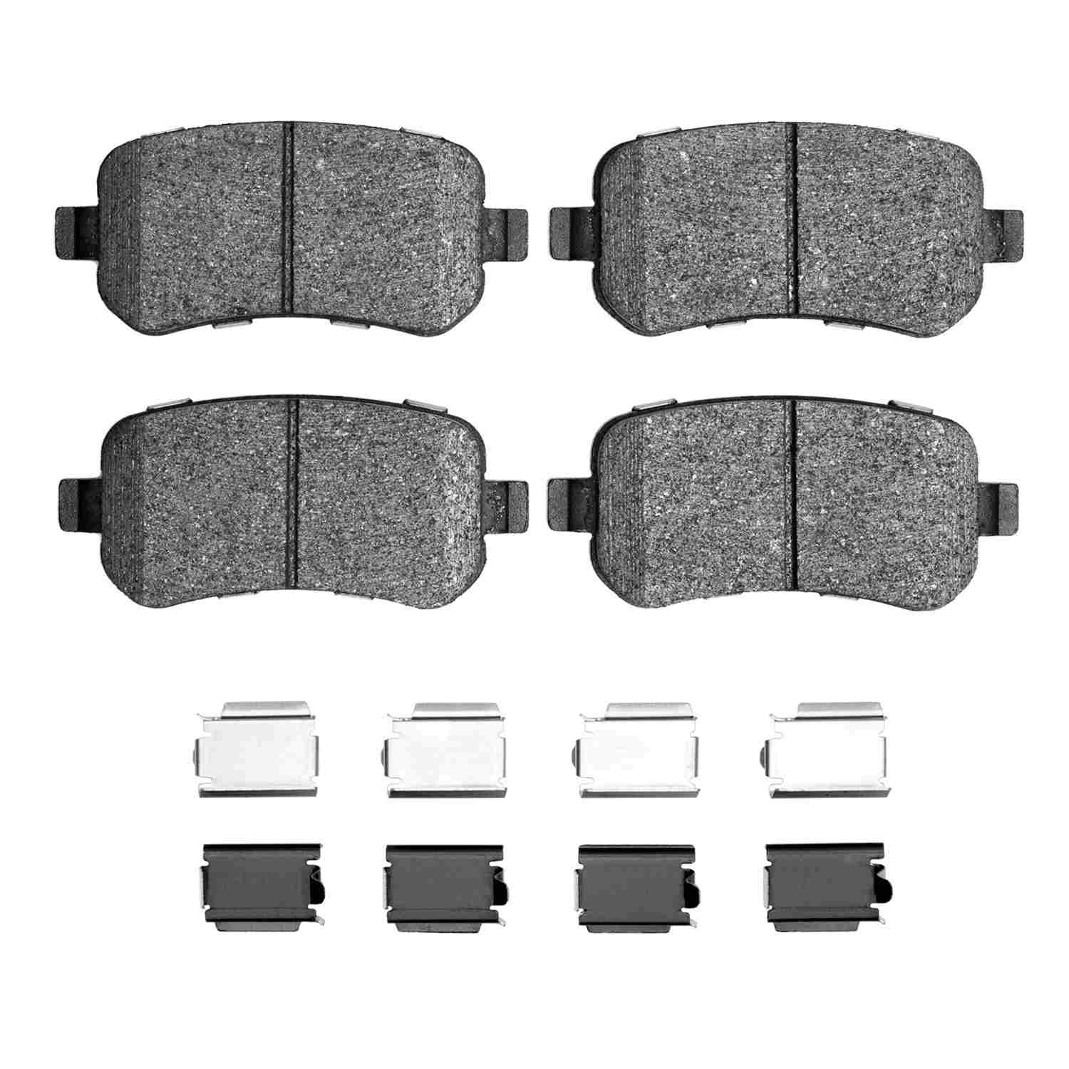 R1 Concepts 04-07 Mercury Monterey Rear Semi Met Brake Pads and Hardware Kit