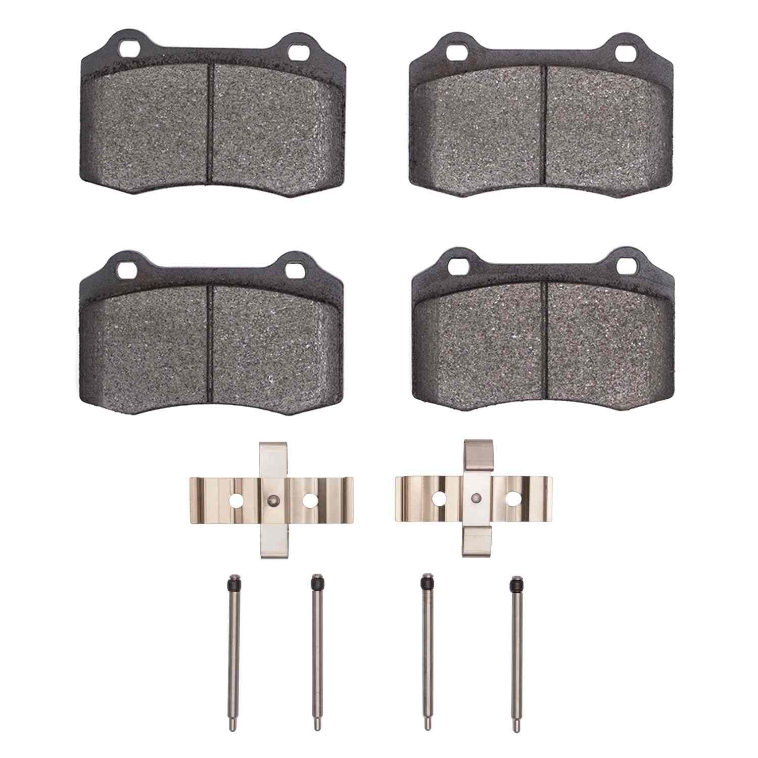 R1 Concepts 04-07 Volvo V70 Rear Euro Ceramic Pads & Hardware Kit