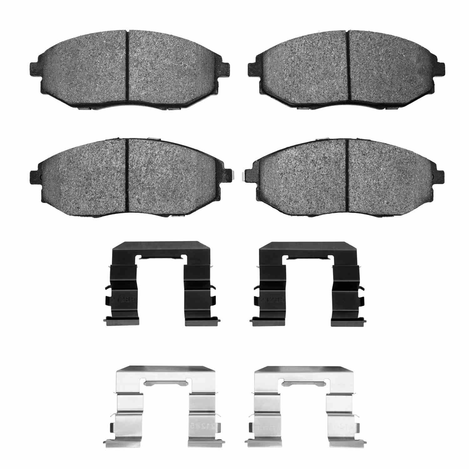 R1 Concepts 04-10 Suzuki Verona Front Semi Met Brake Pads and Hardware Kit