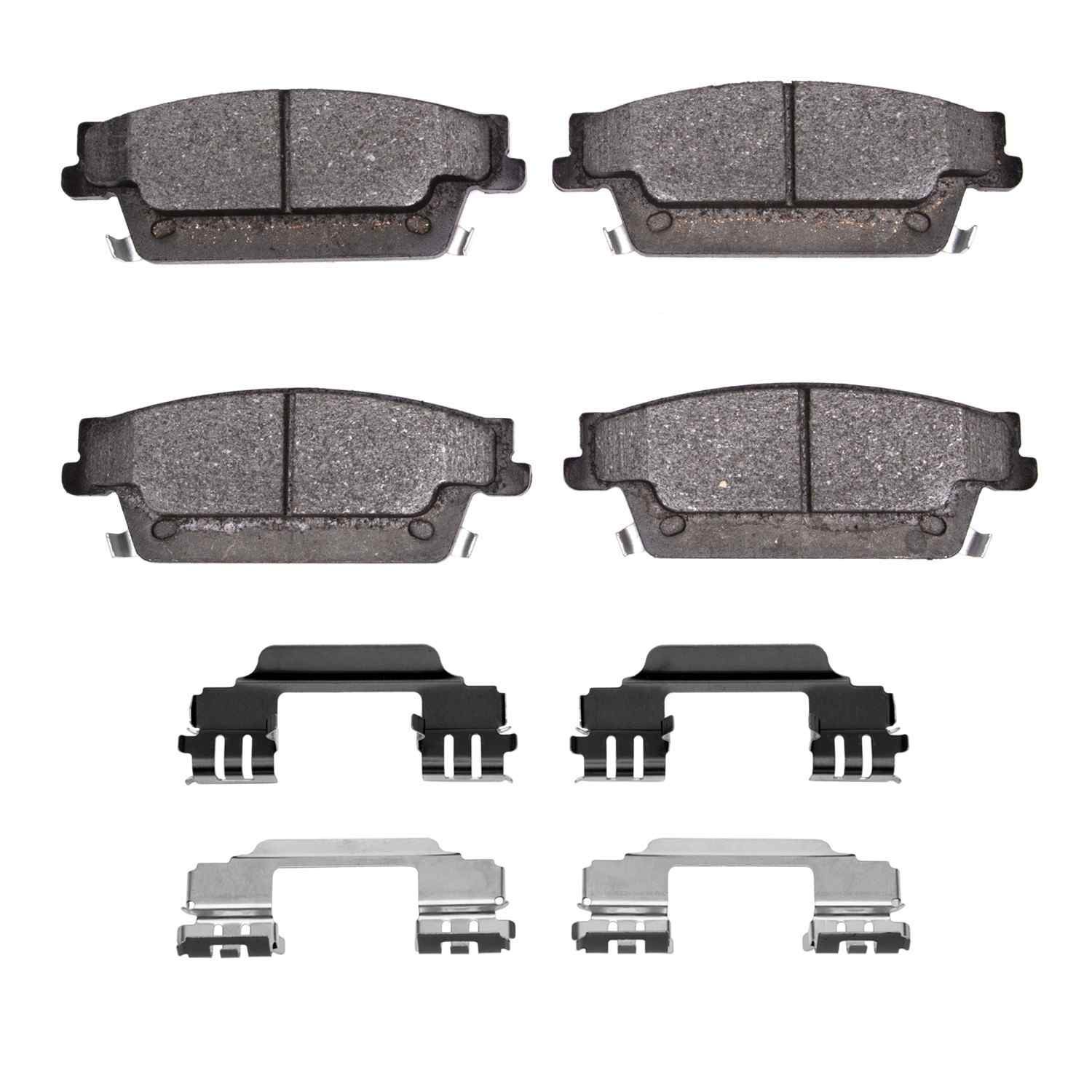 R1 Concepts 04-11 Cadillac Srx Rear Euro Ceramic Brake Pads and Hardware Kit