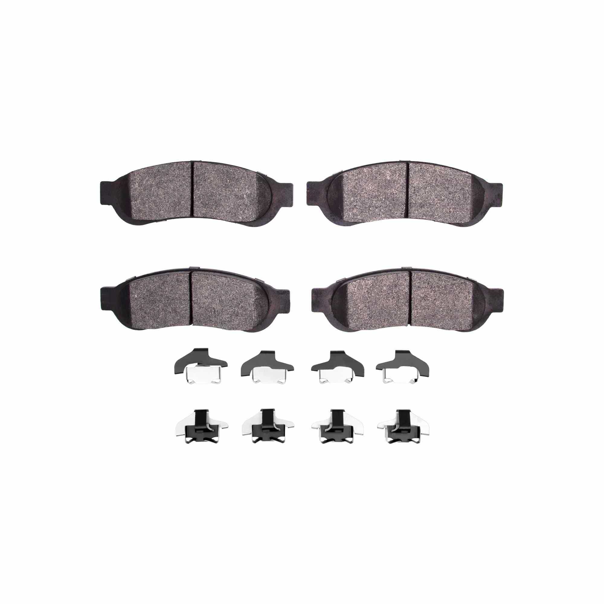 R1 Concepts 05-10 Ford F-350 Super Duty 4WD Rear Ceramic Pads & Hardware Kit - Image 2