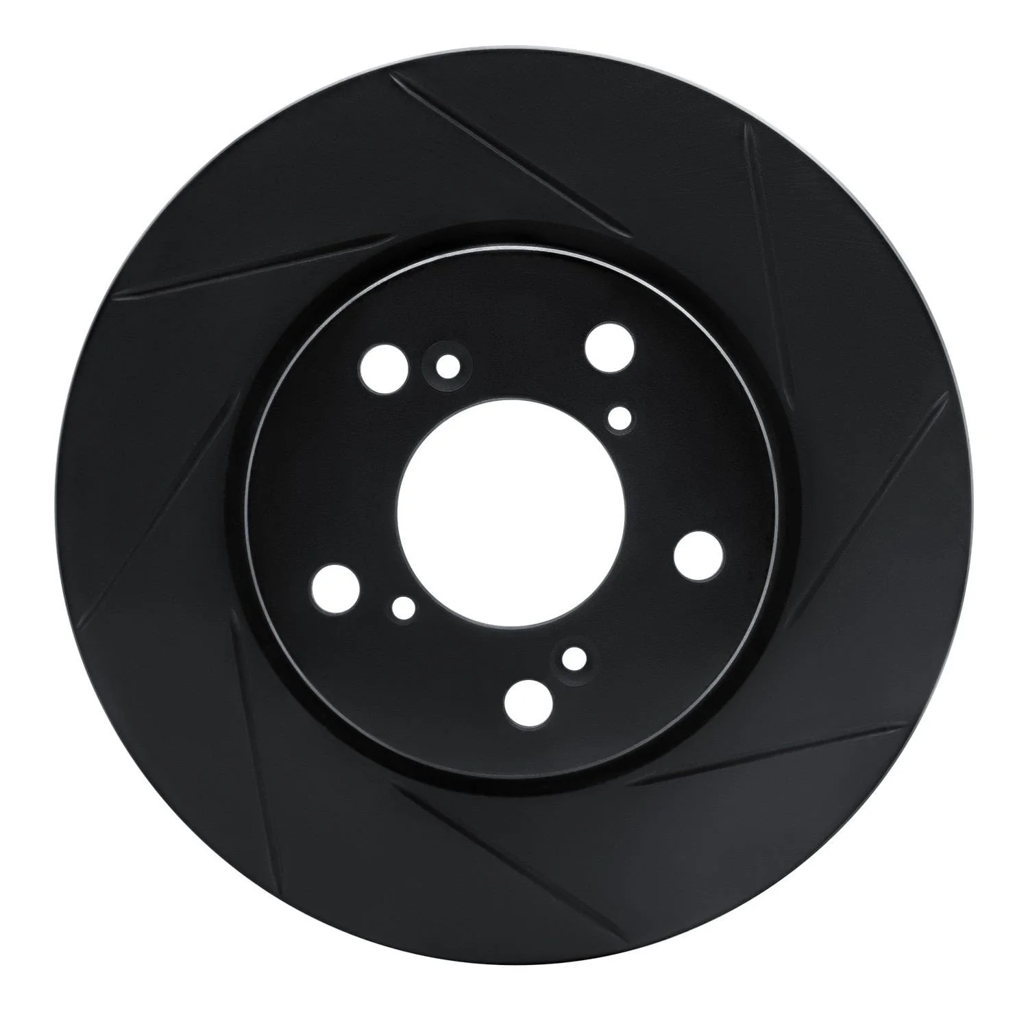 R1 Concepts 05-10 Honda Odyssey Front Right Slotted Black Brake Rotor