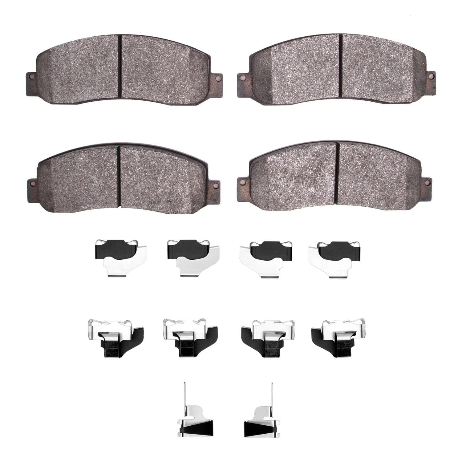 R1 Concepts 05-12 Ford F-250 4WD (Super Duty) Front Semi Met Pads & Hardware Kit