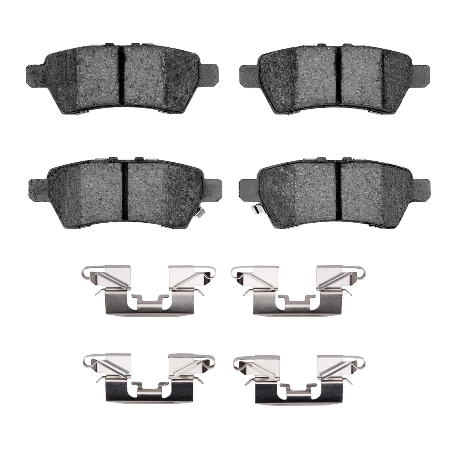 R1 Concepts 05-12 Nissan Pathfinder Rear Semi Met Brake Pads and Hardware Kit