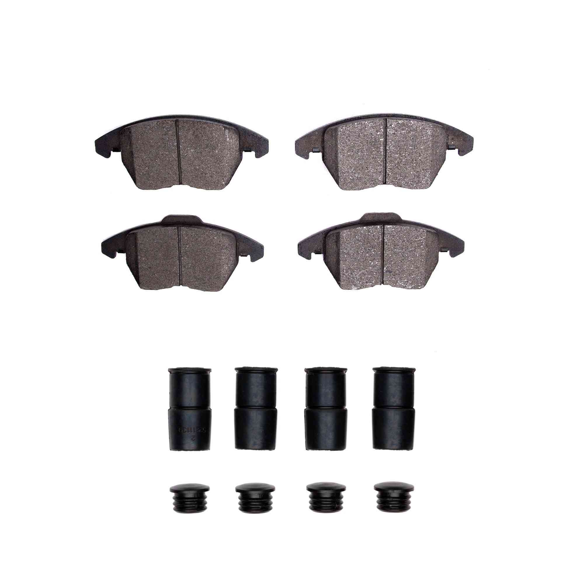 R1 Concepts 05-15 Volkswagen TT Quattro (Excluding Rs) Front Optimum OE Brake Pads and Hardware Kit