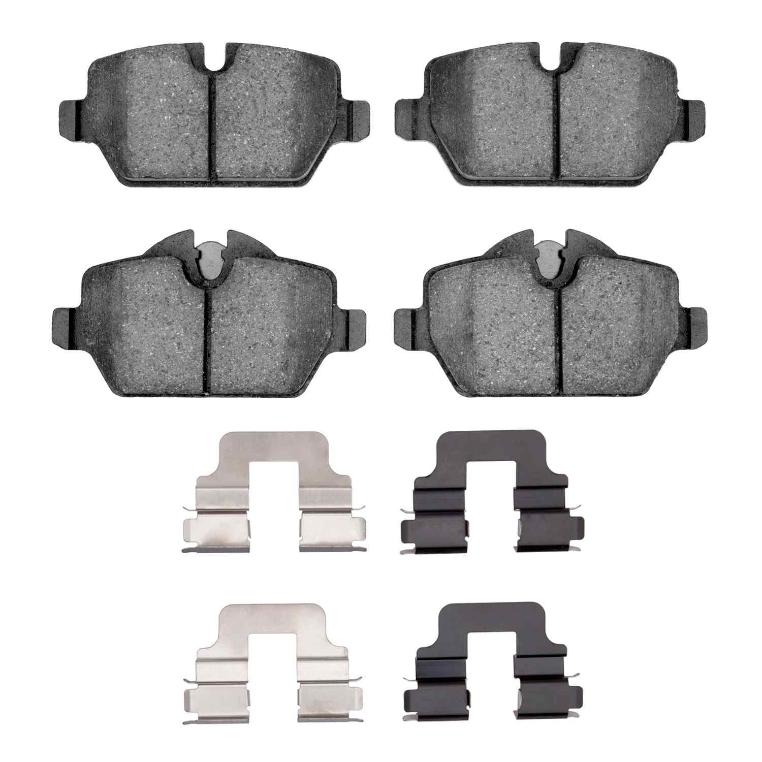 R1 Concepts 05-16 BMW 120i (Mexico) Rear Semi Met Pads & Hardware Kit