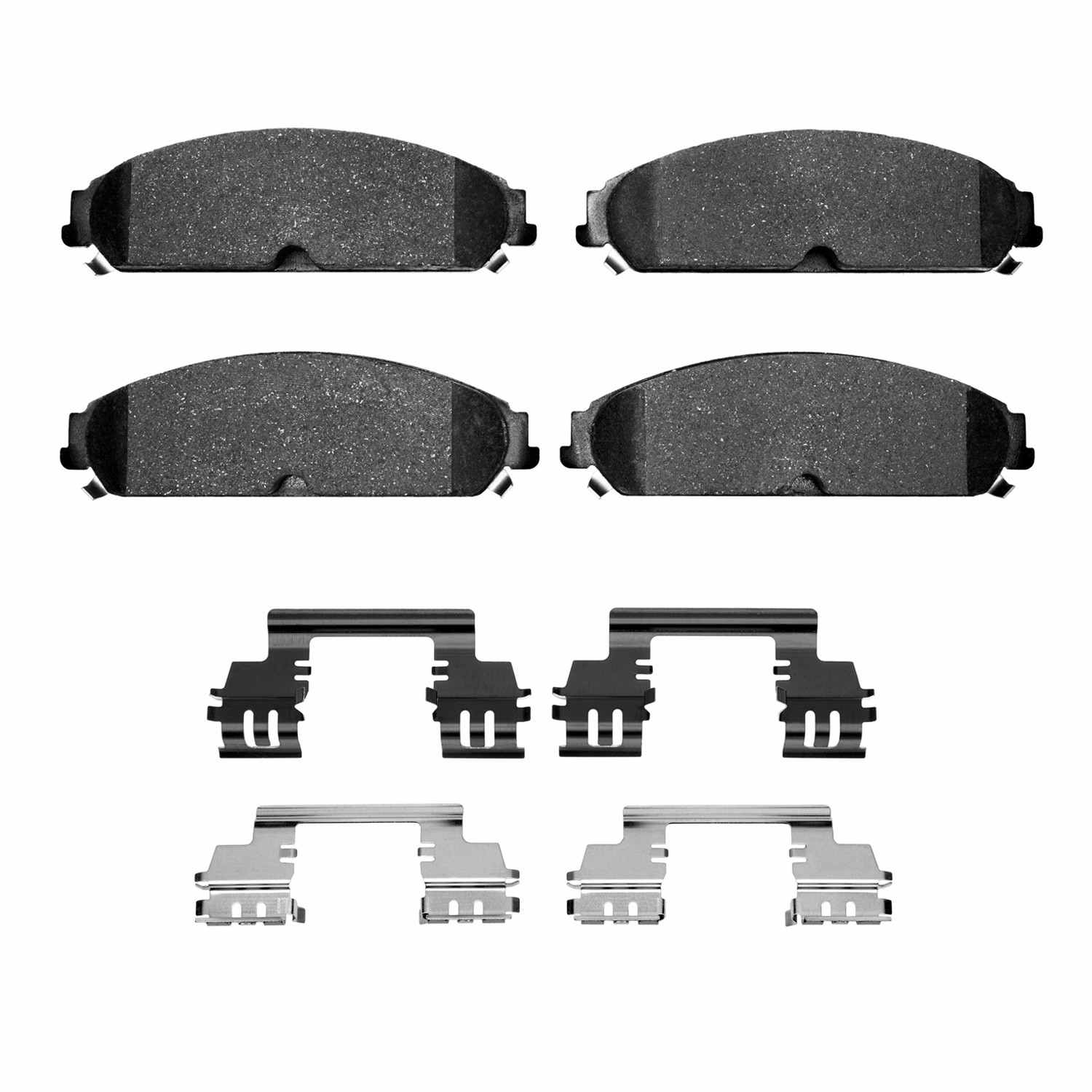 R1 Concepts 05-20 Dodge/Ram Magnum Front Semi Met Brake Pads and Hardware Kit