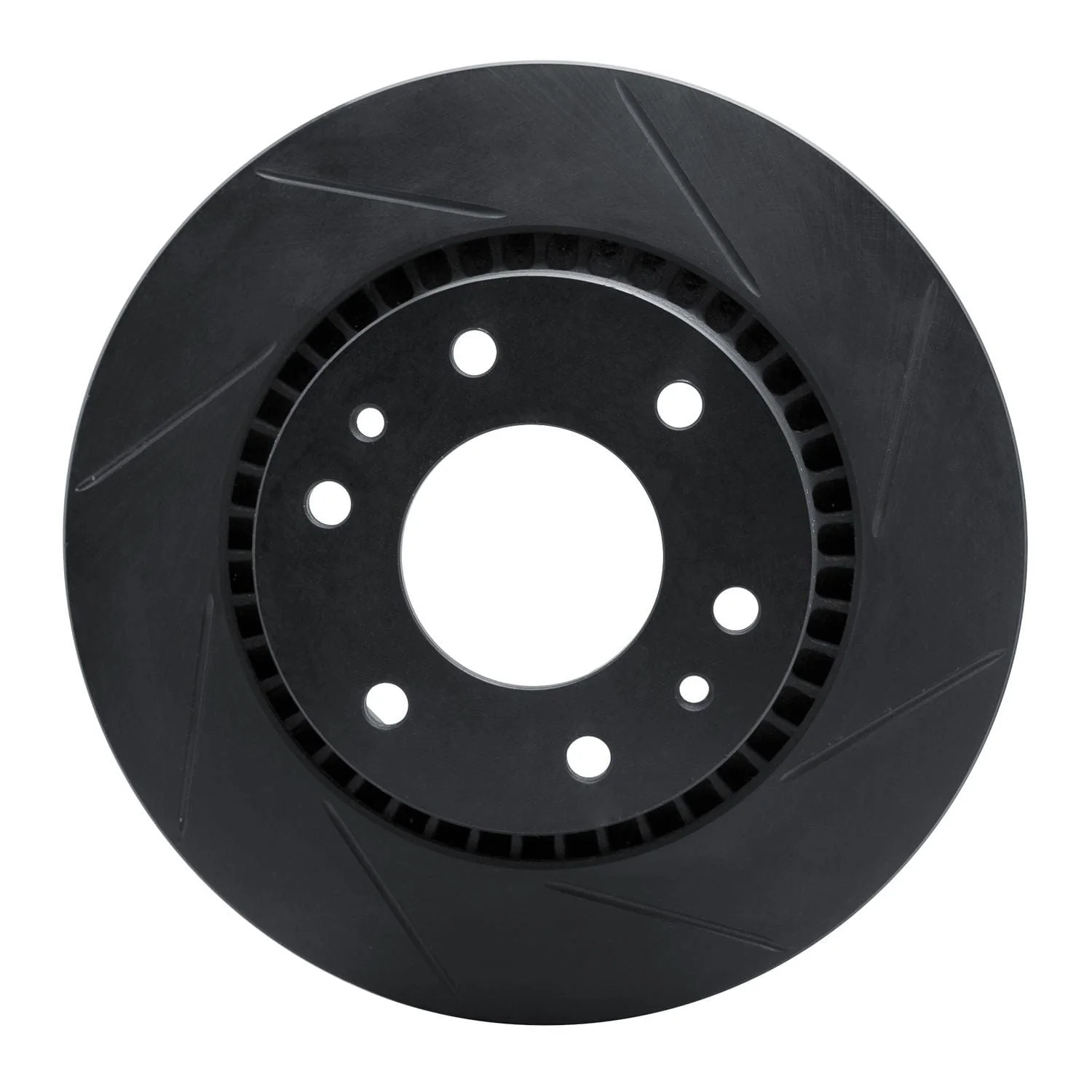 R1 Concepts 06-09 Buick ASCENDER Front Right Slotted Black Brake Rotor