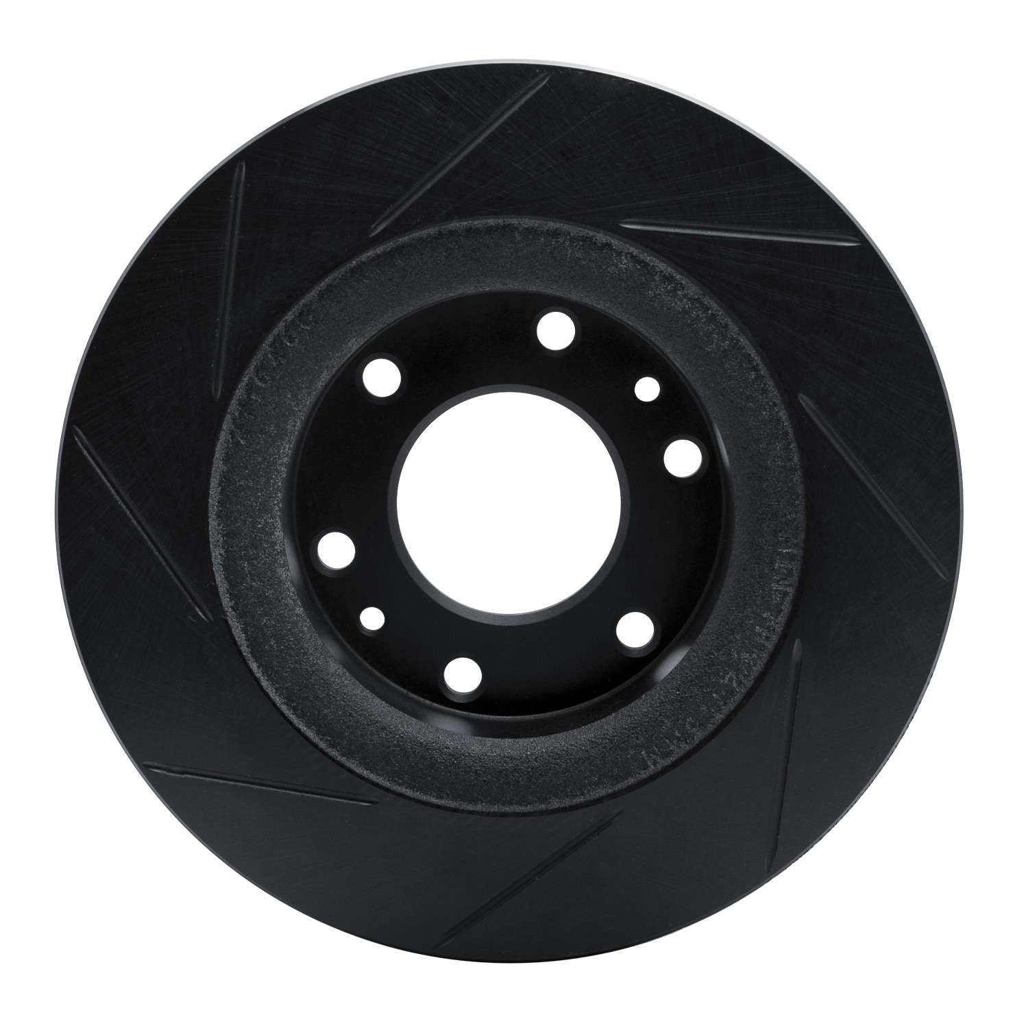 R1 Concepts 06-09 Buick ASCENDER Front Right Slotted Black Brake Rotor - Image 2
