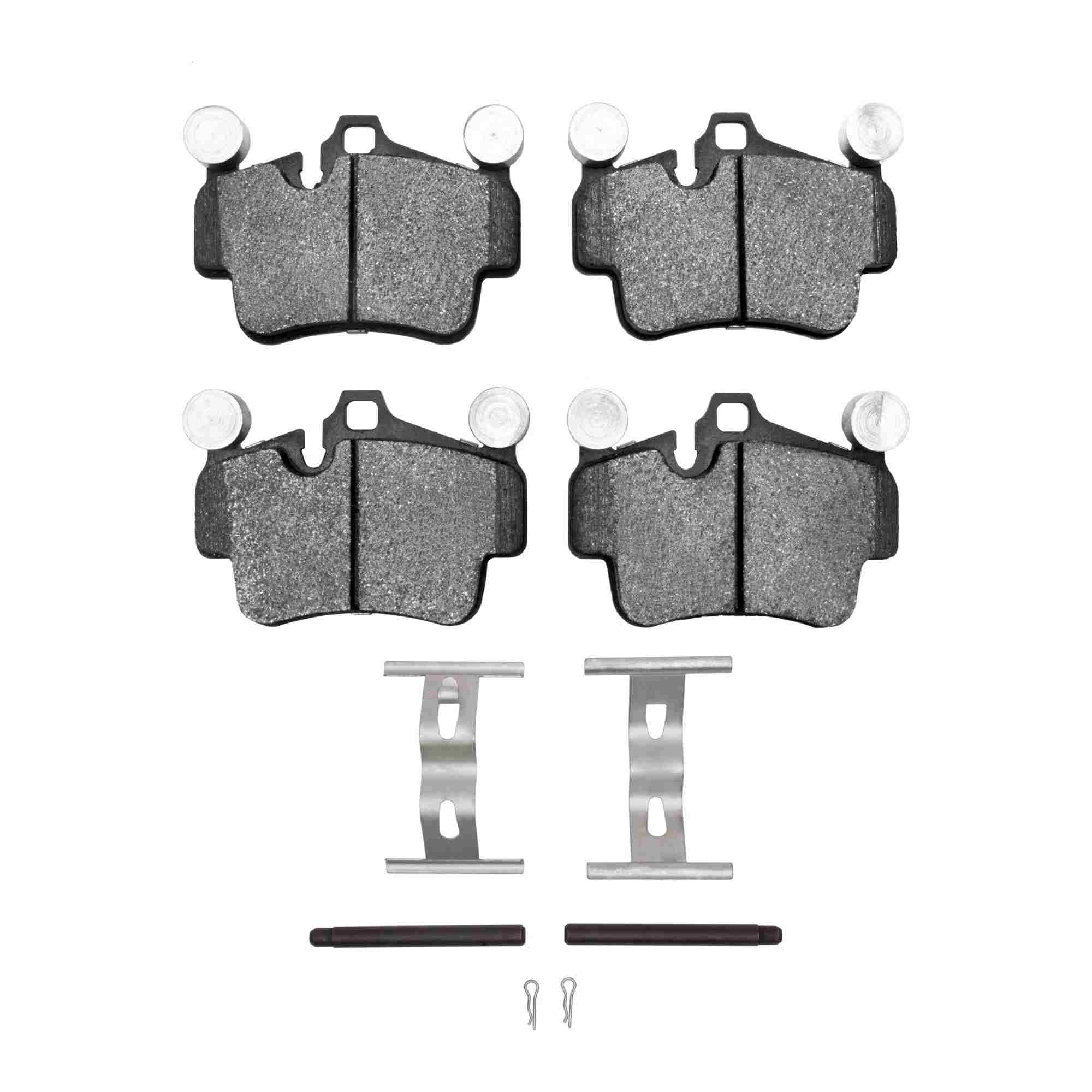 R1 Concepts 06-12 Porsche Cayman Rear Ceramic Pads & Hardware Kit - Image 2