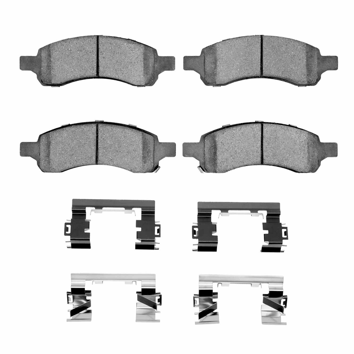 R1 Concepts 06-12 Saab 9-7X Front Semi Met Brake Pads and Hardware Kit
