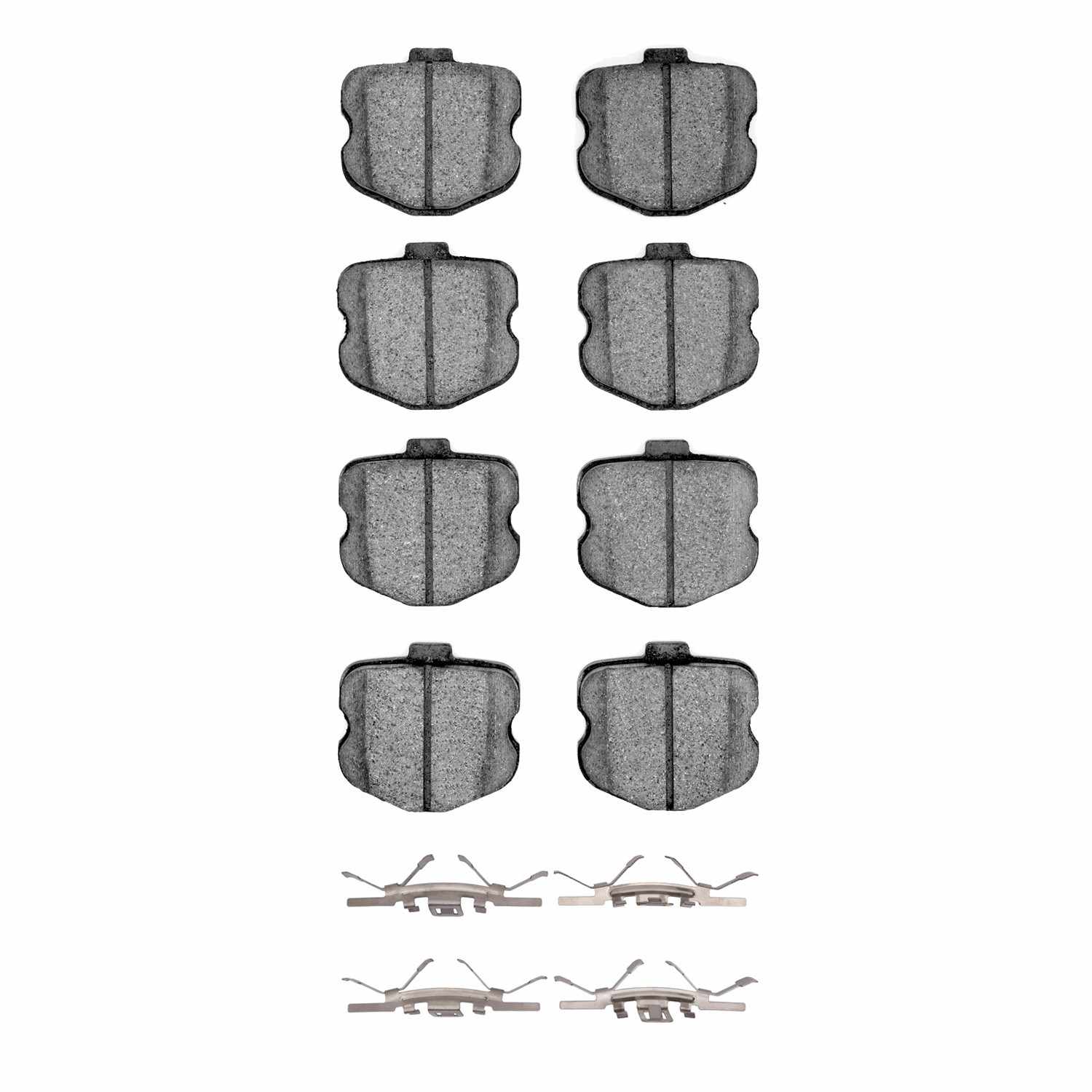R1 Concepts 06-13 Chevrolet Corvette Rear Performance Sport Pads & Hardware Kit