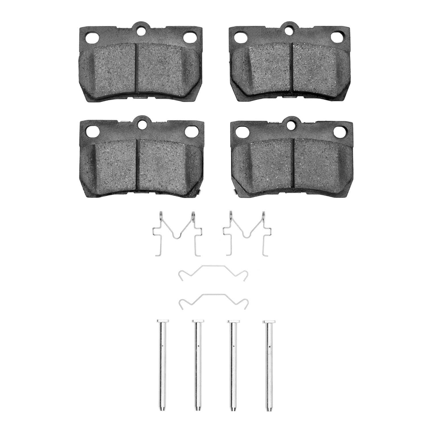 R1 Concepts 06-13 Lexus IS250 Rear Semi Met Pads & Hardware Kit