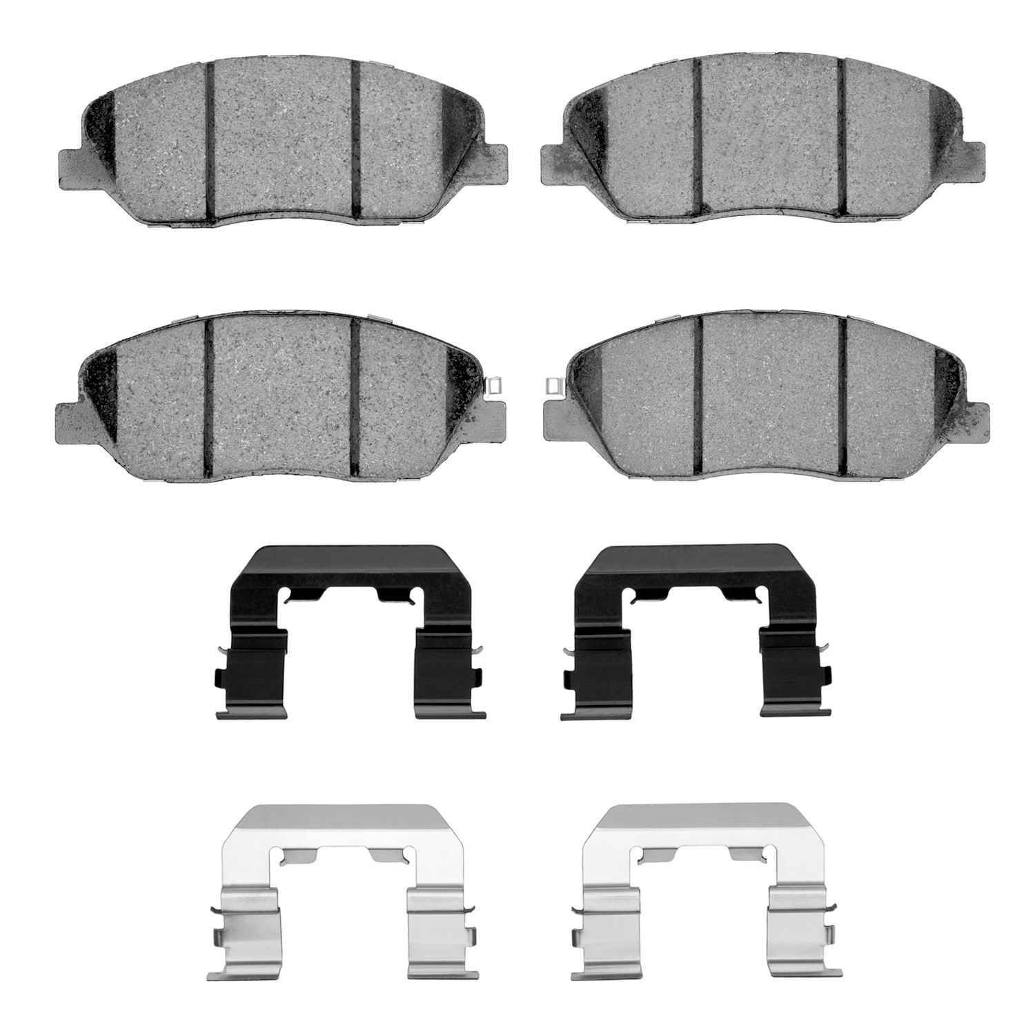 R1 Concepts 06-16 Kia Sedona Front Semi Met Brake Pads and Hardware Kit