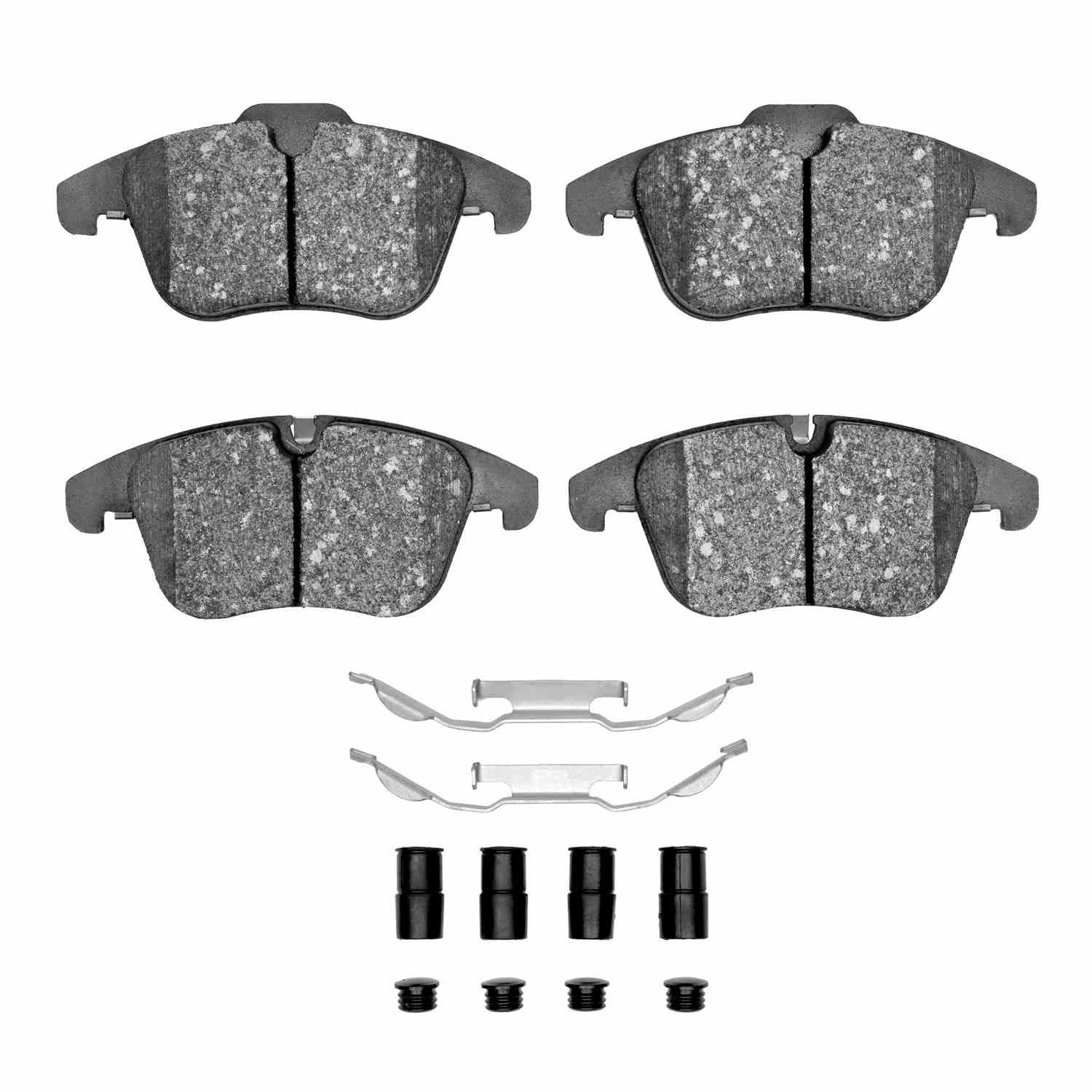 R1 Concepts 06-18 Jaguar S-Type Front Semi Met Pads & Hardware Kit