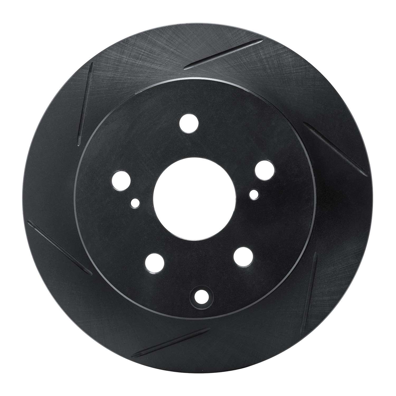 R1 Concepts 06-18 Lexus HS250H Rear Left Slotted Black Brake Rotor