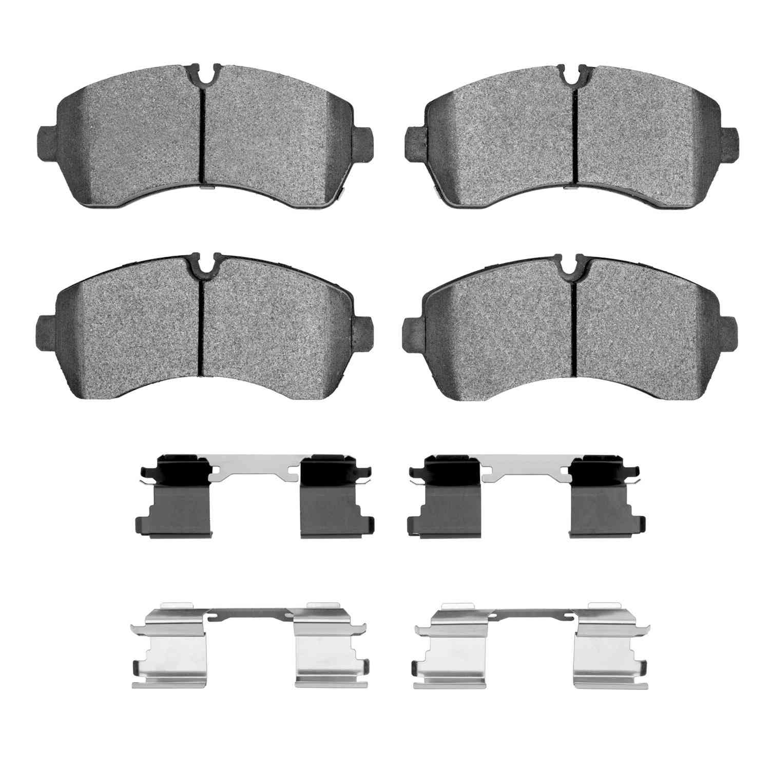 R1 Concepts 06-24 American Coach Patriot Front/Rear Ceramic Pads & Hardware Kit